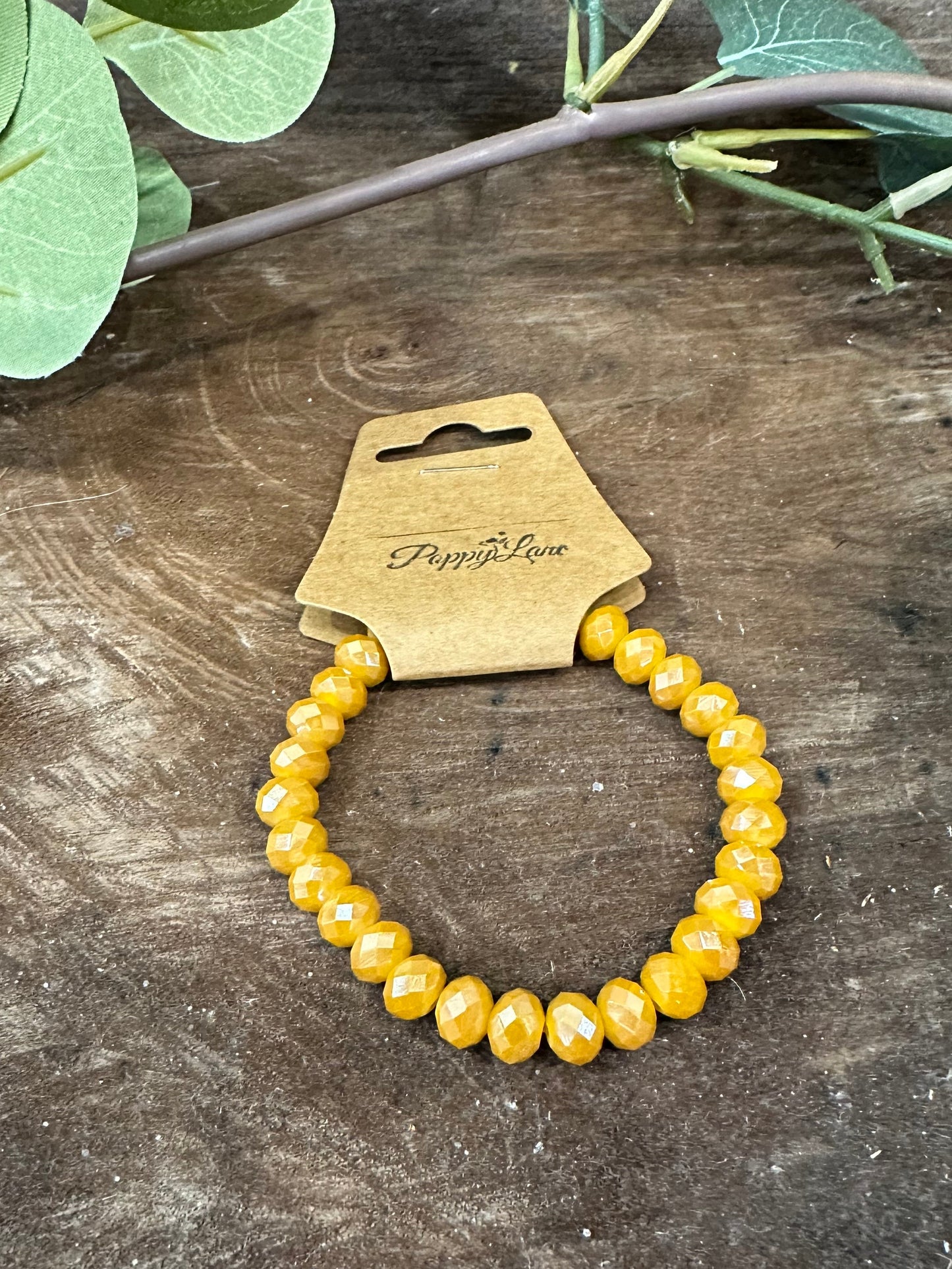 Your Wish Stretch Bracelet ~ Camel