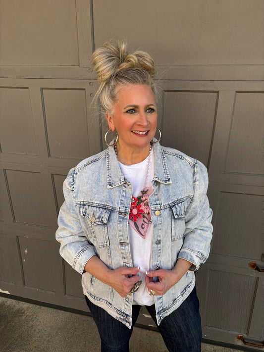 Street Chic Denim Jacket ~ Denim