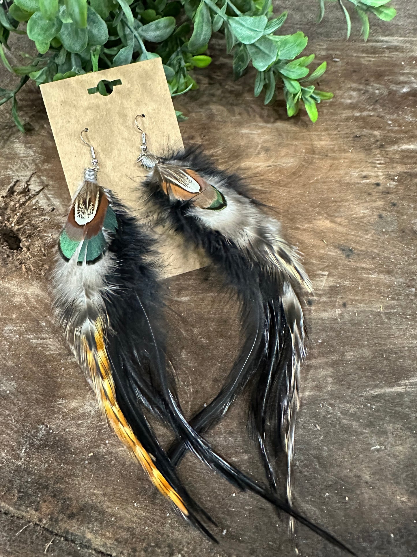 In My Direction Feather Earrings