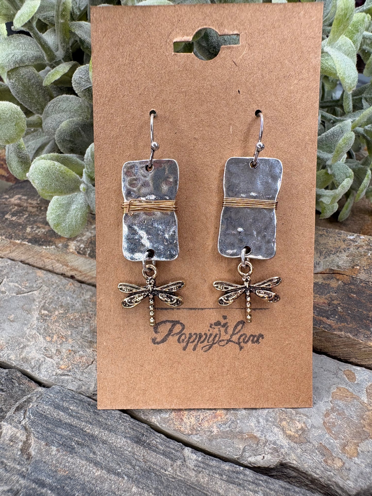 Dragonfly Dangle Earrings