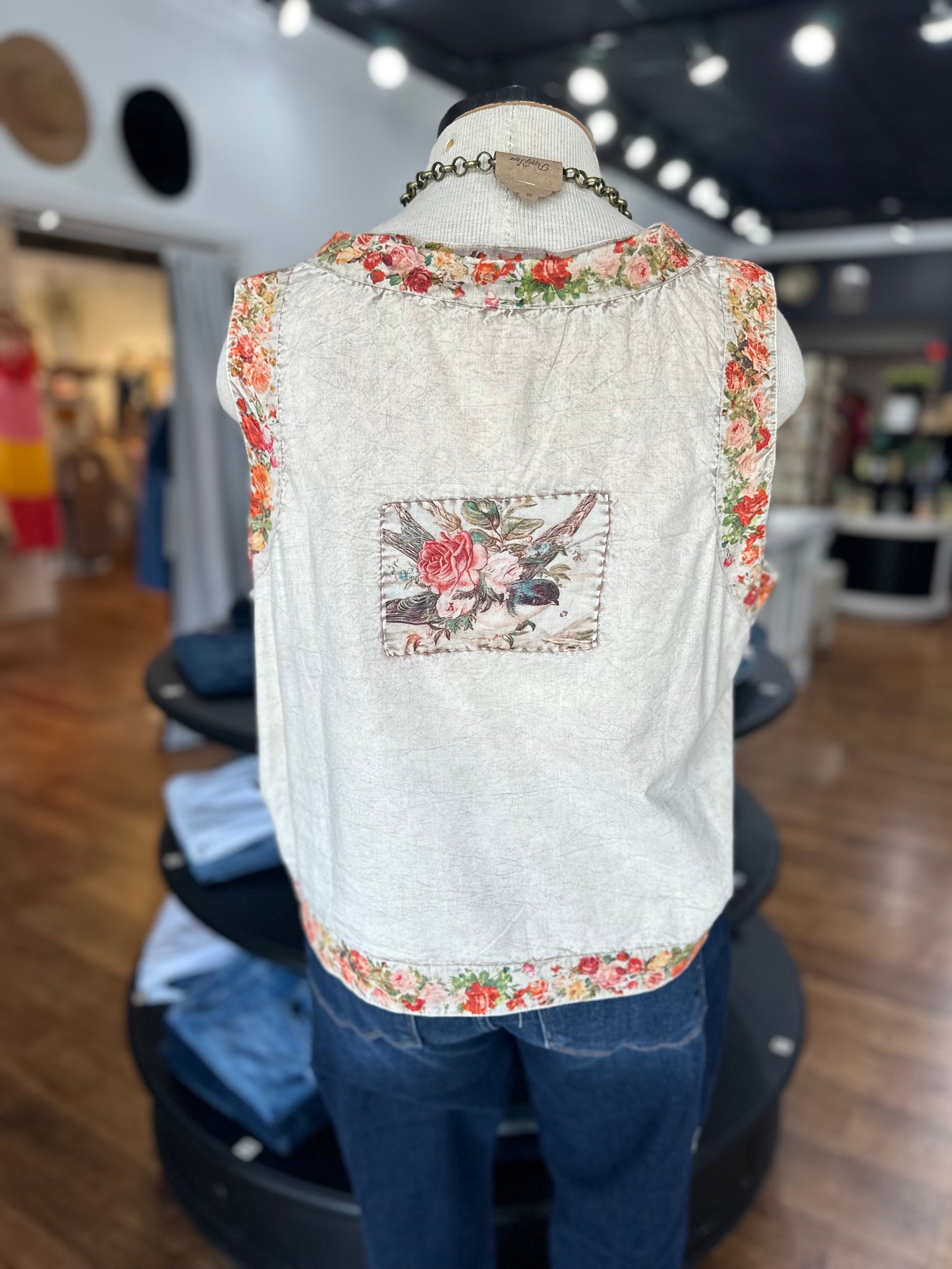 Serene Tea Garden Vest