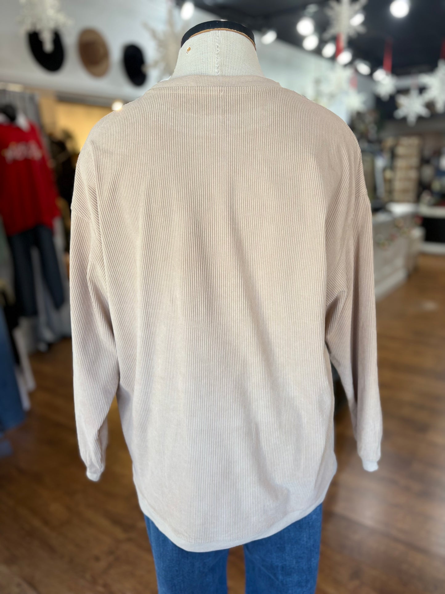 Not Too Late Leopard Christmas Tree Sweatshirt