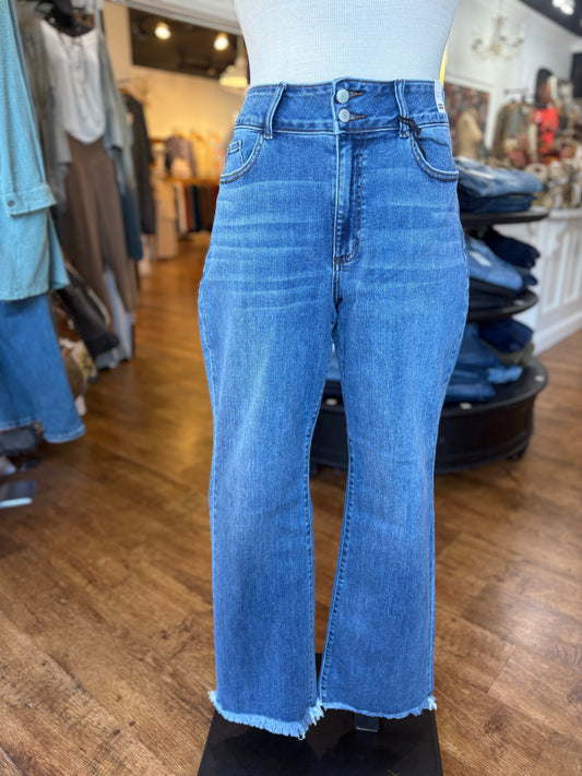 Judy Blue Highwaist Double Button Bootcut Jean ~ ARMANI