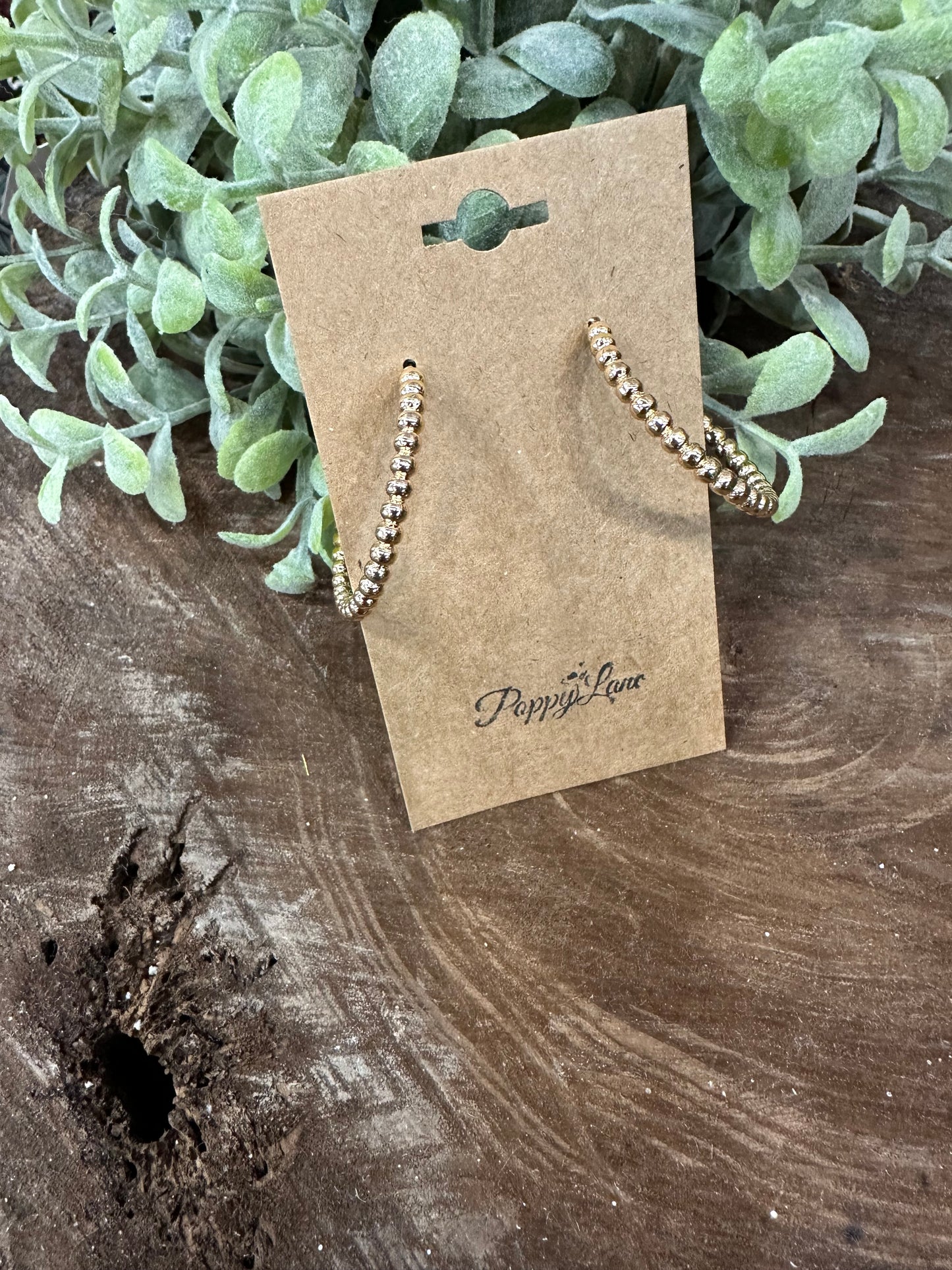 Hooked Together Hoop Earrings ~Medium