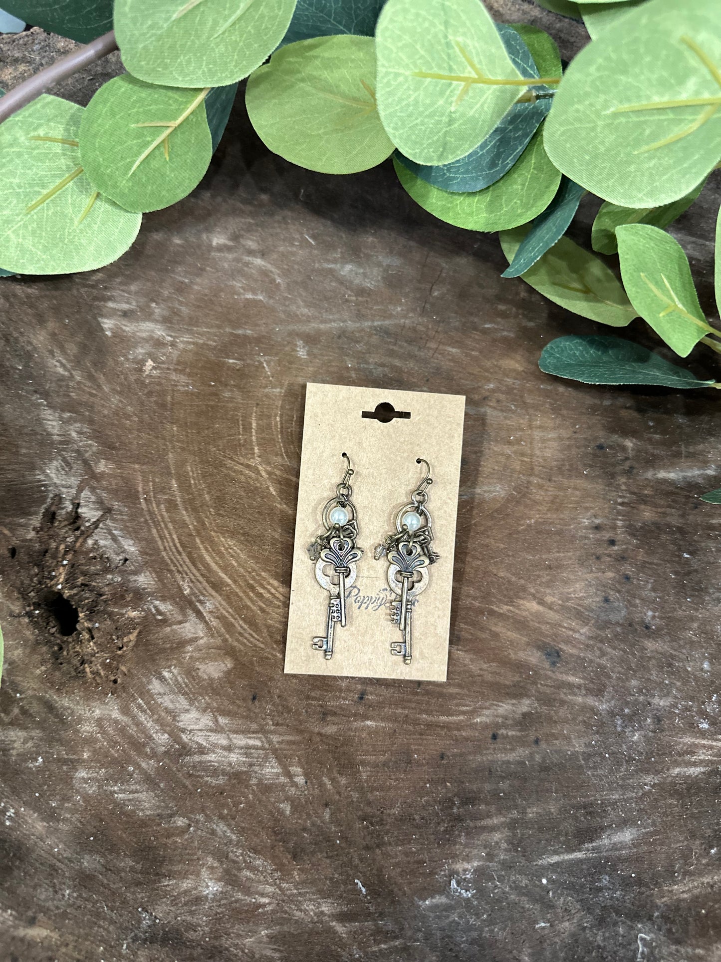 Getting It Together Key Earrings