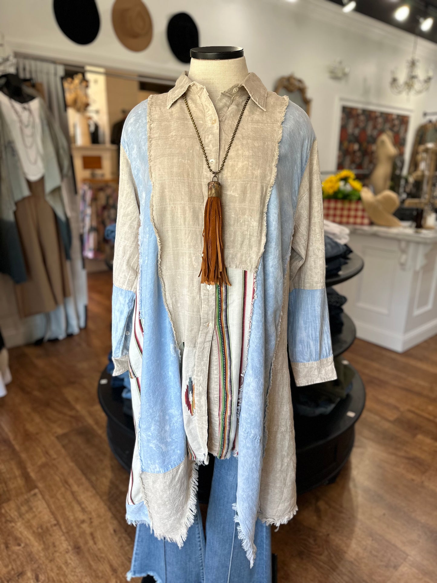 Aztec Patched Duster