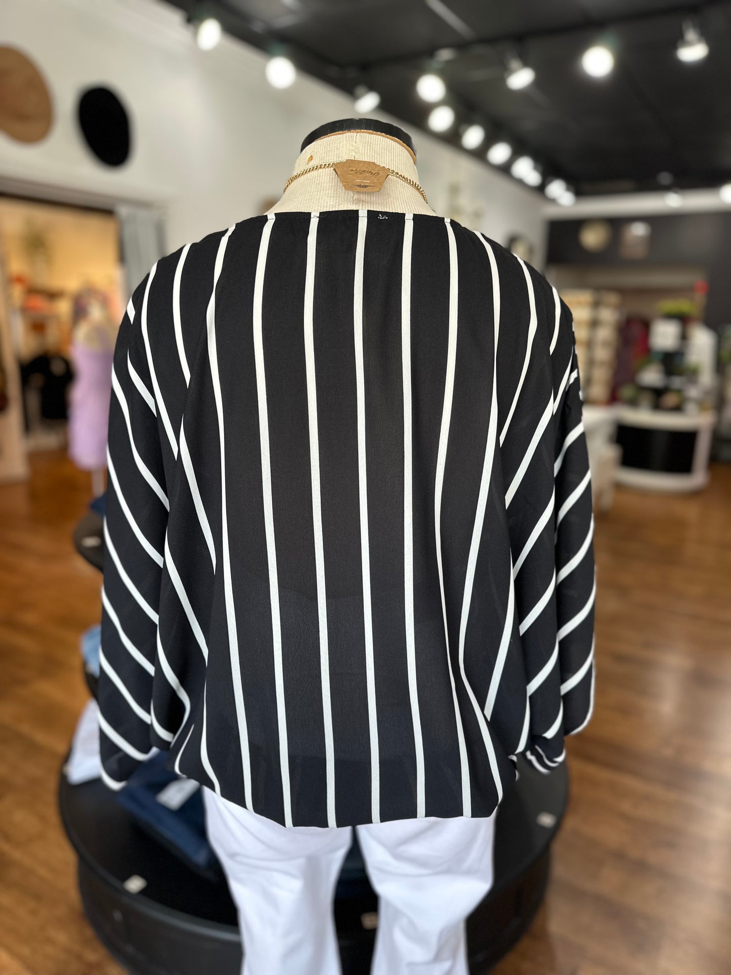 Cheerful Energy Striped Top