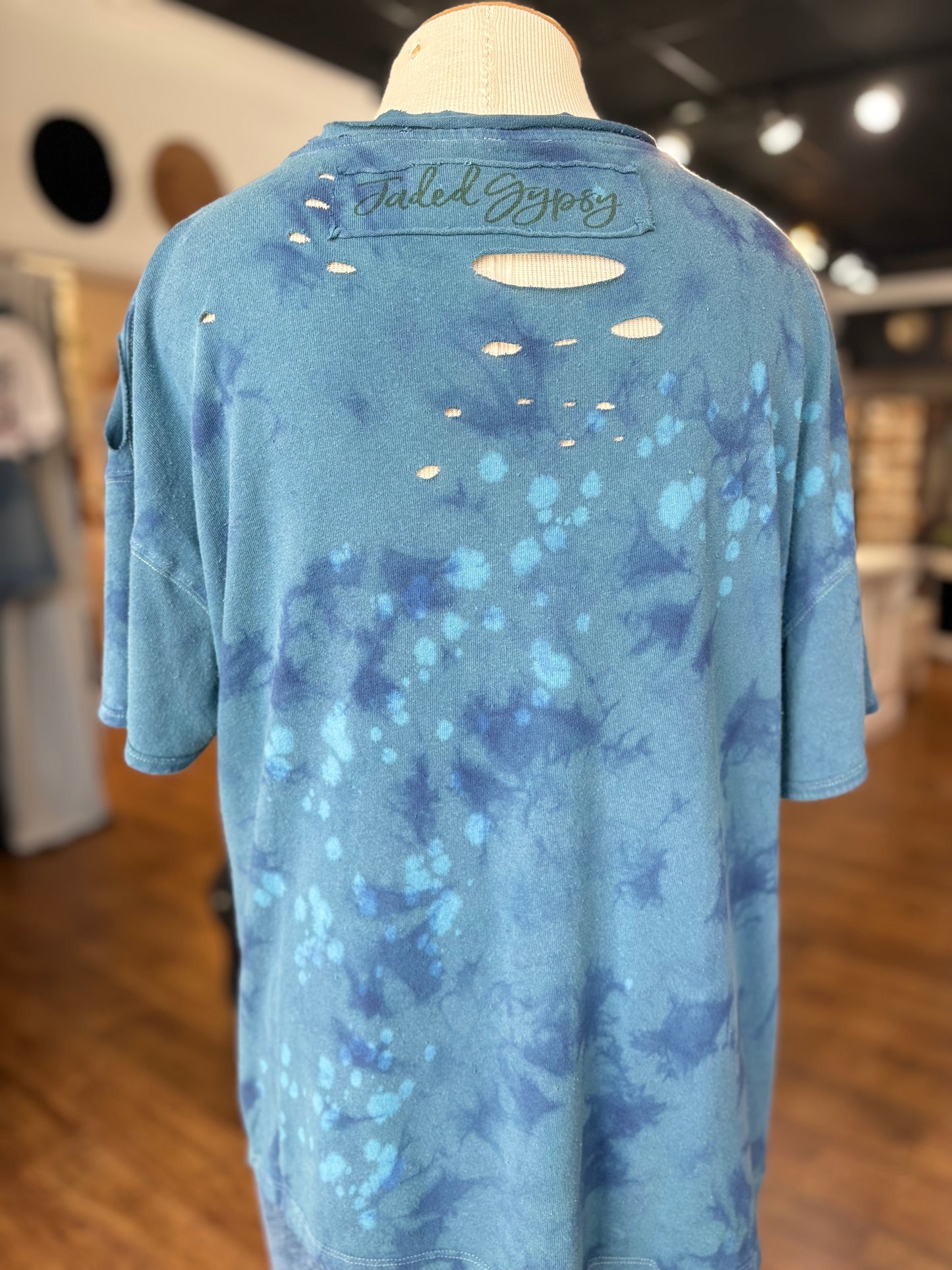 Jaded Gypsy Out of Touch Tee - Dark Teal Star