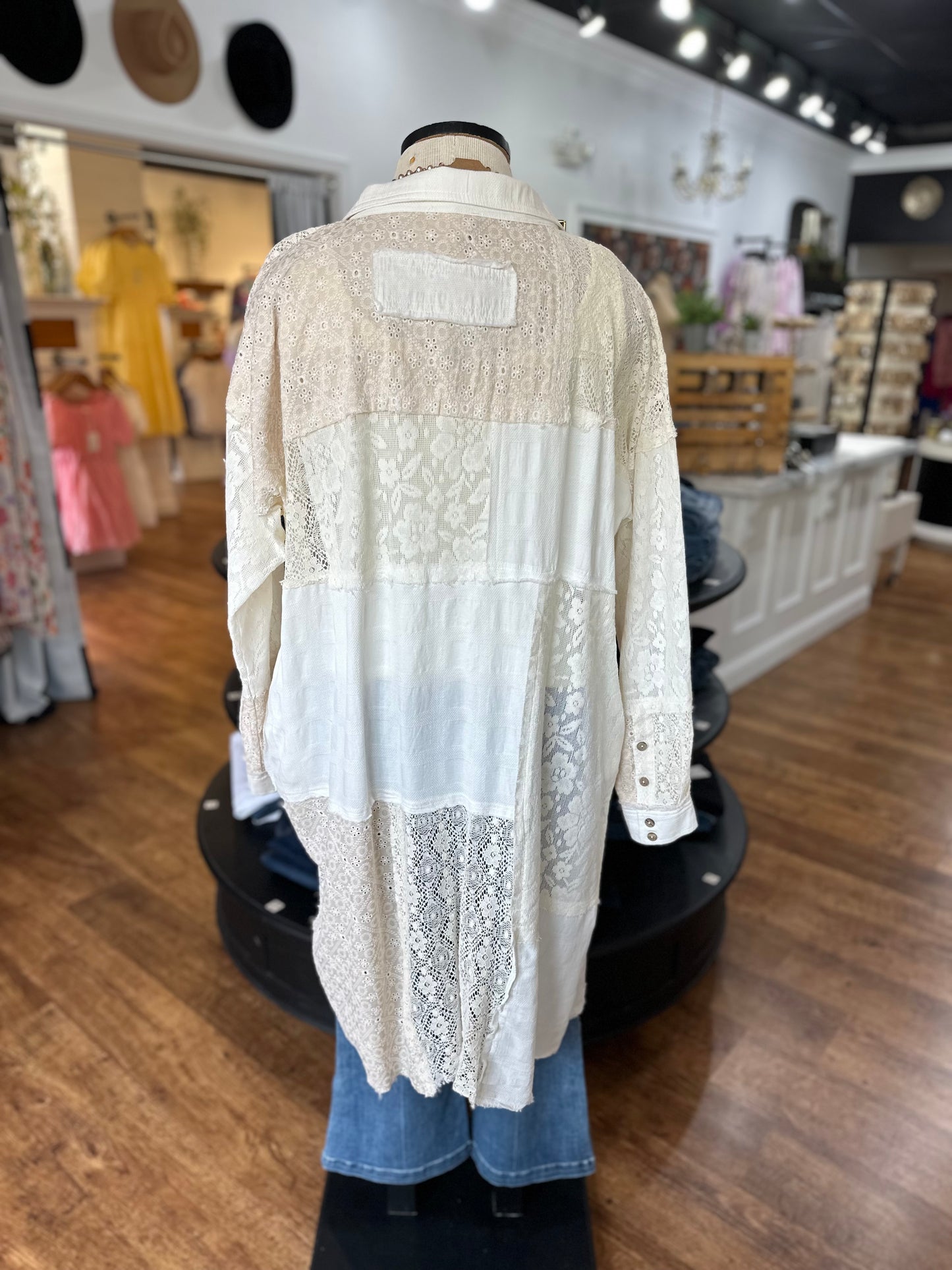 Delicate Details Button Up Top