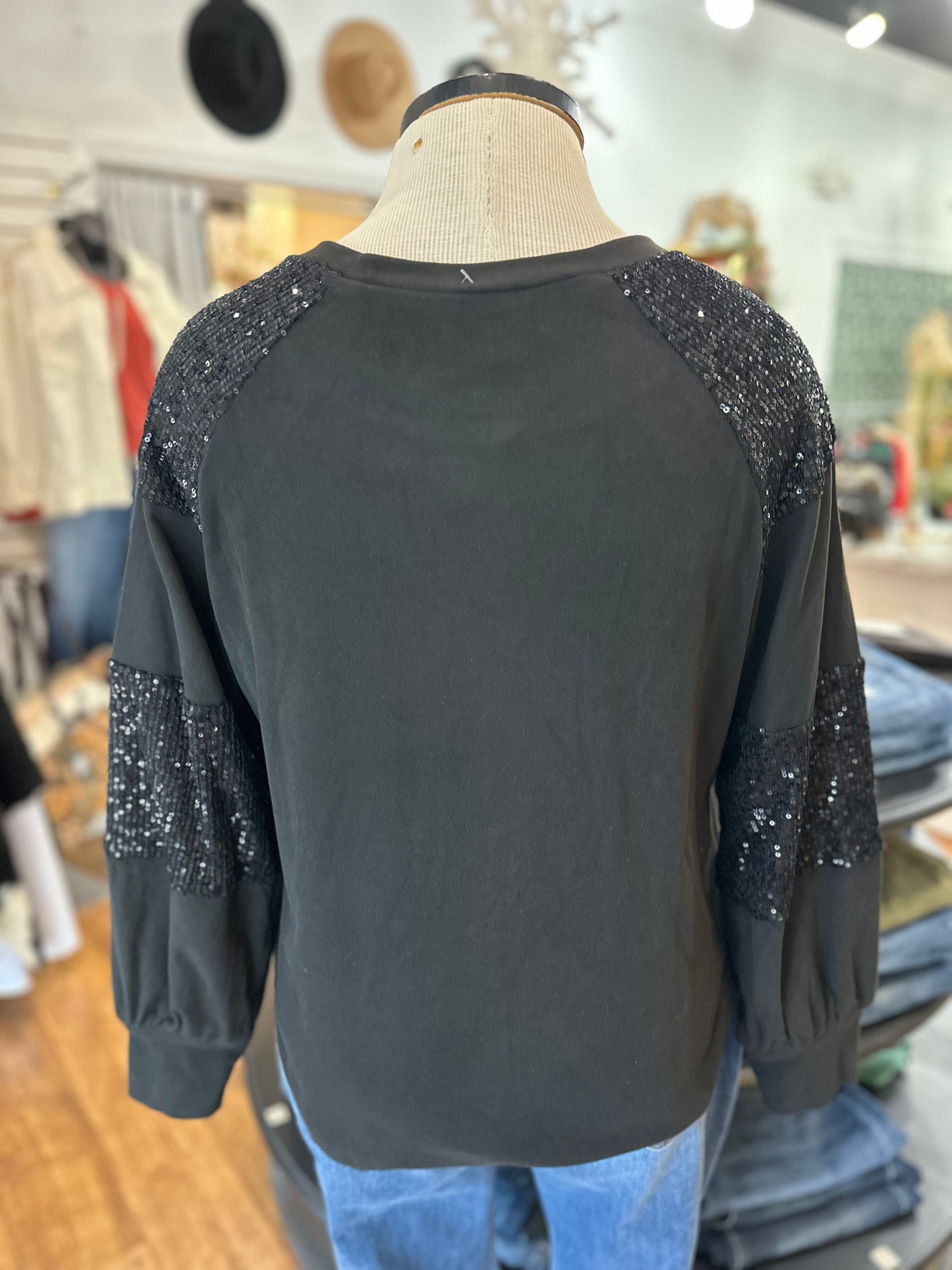 Ready To Party Sequin Top
