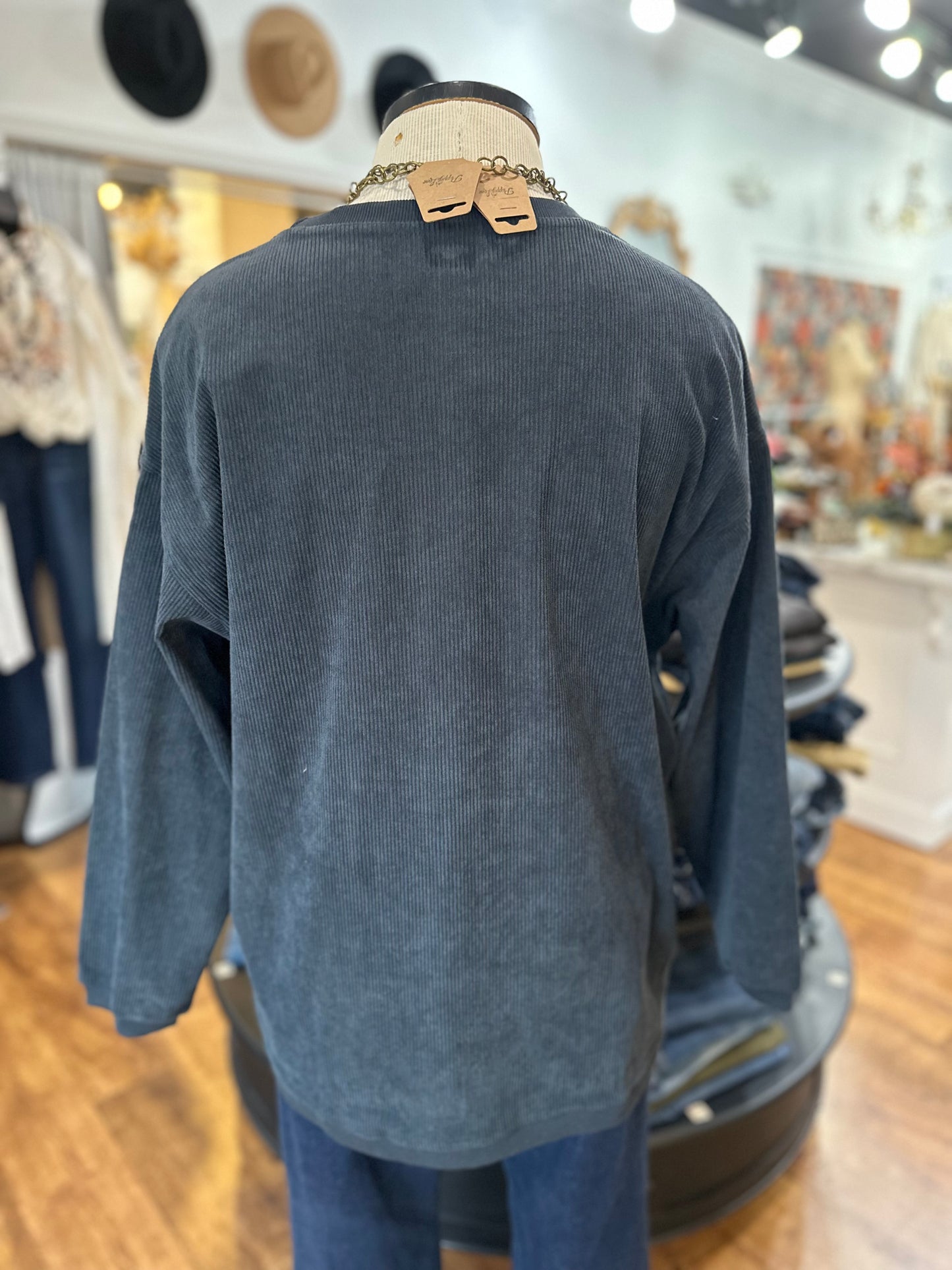 Walked With You Corduroy Sweatshirt
