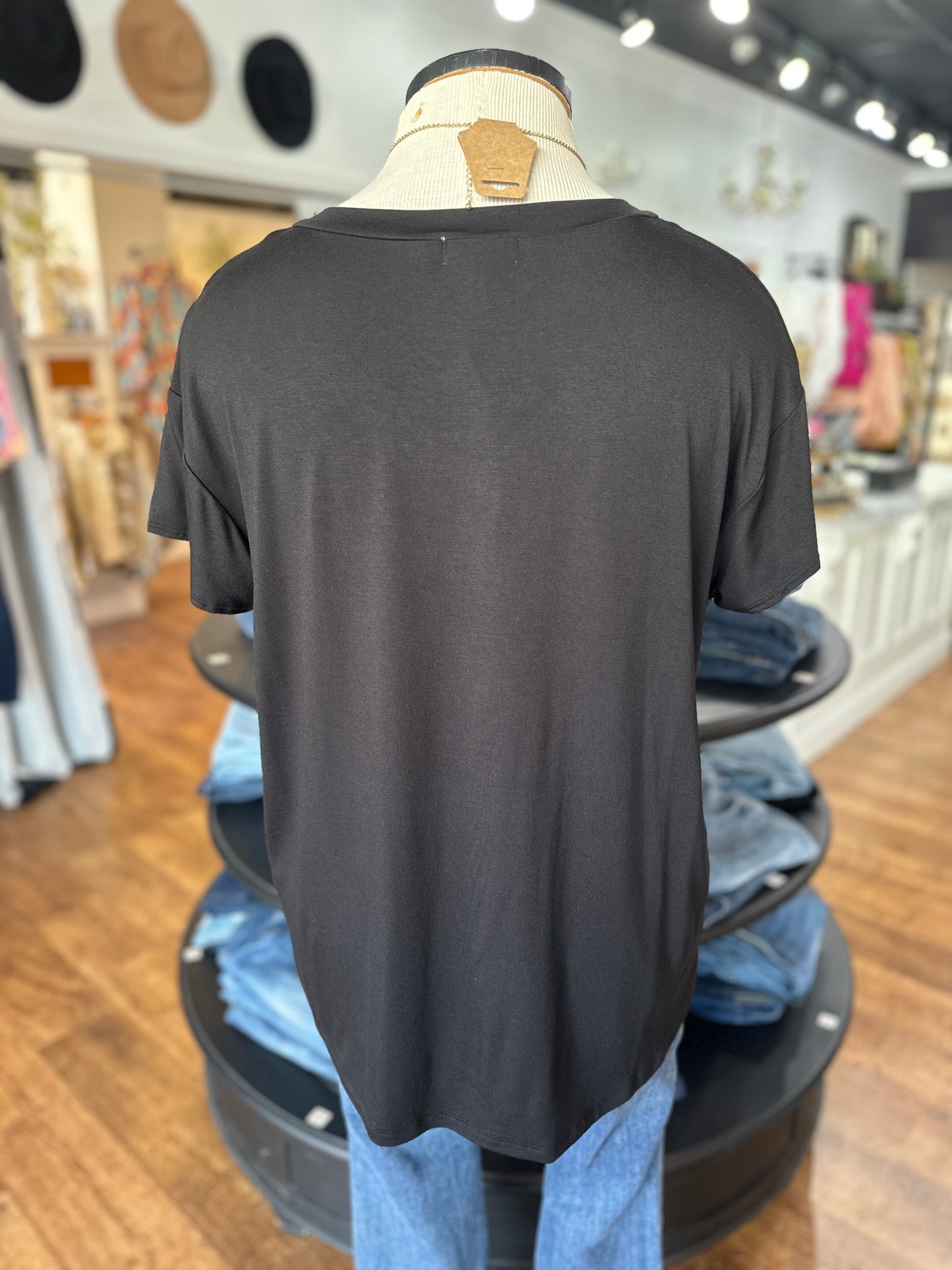 Trading Favors Tee Shirt ~ Black