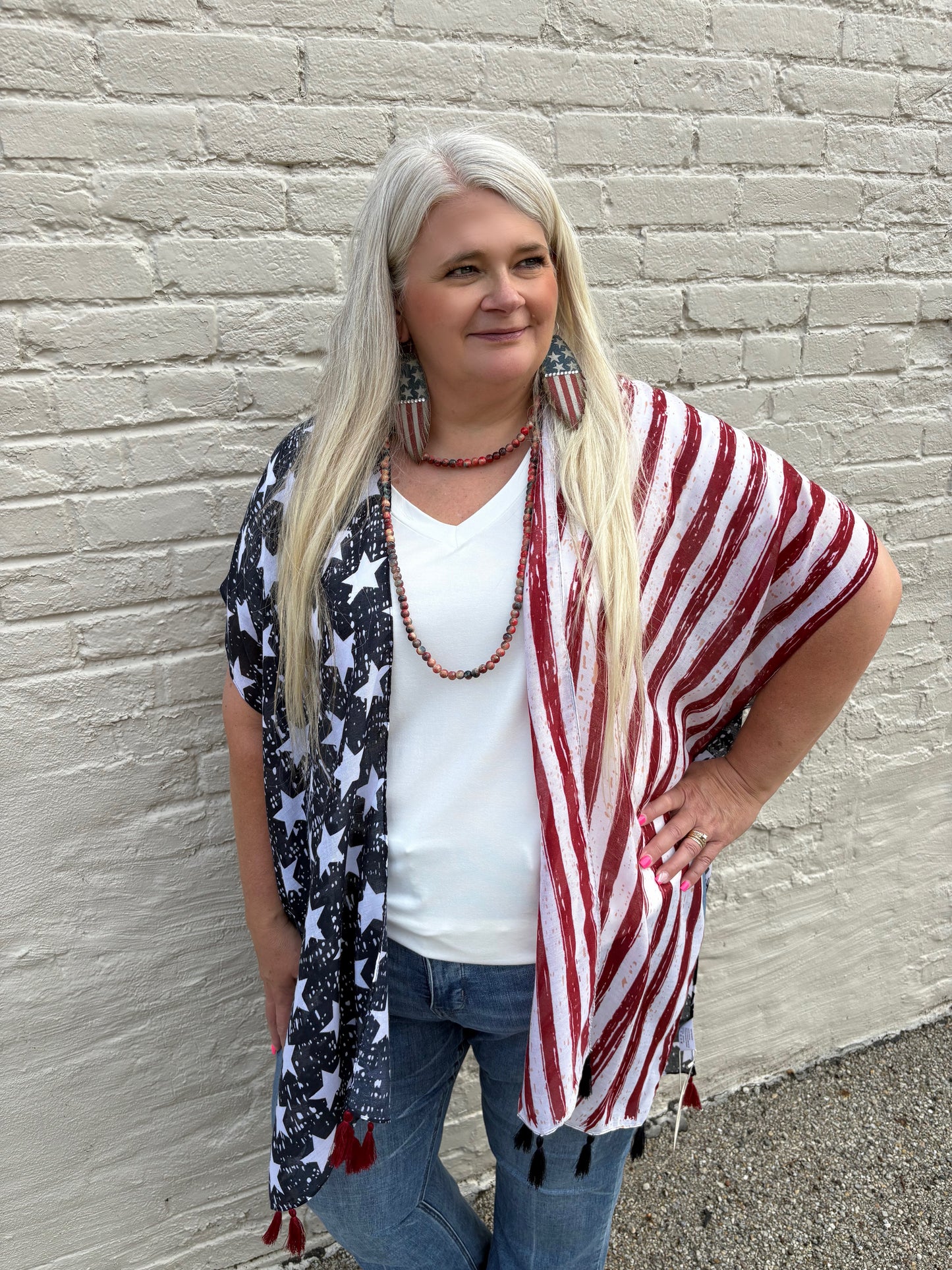 Americana Charm Kimono