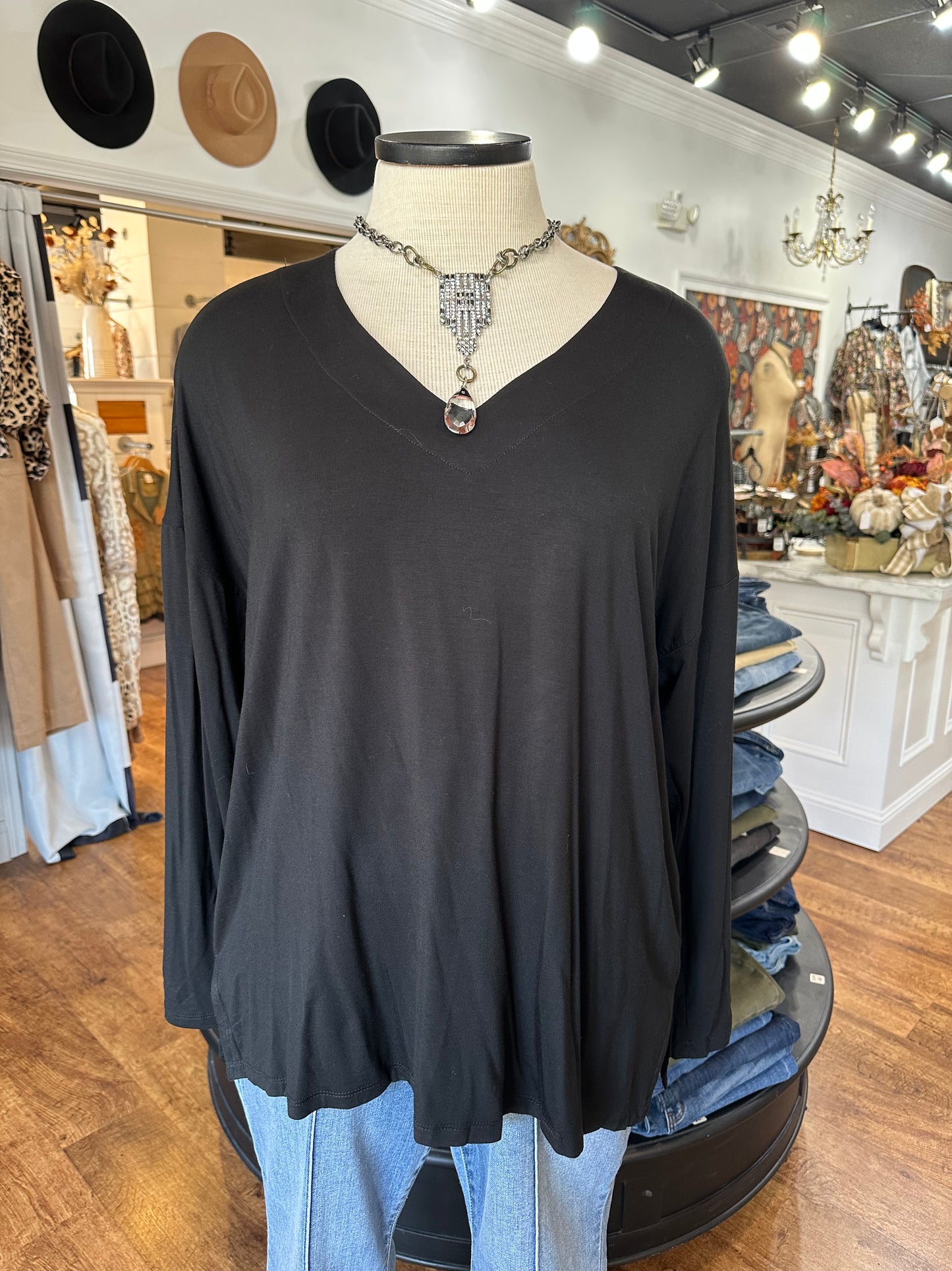 Seeing The Good Long Sleeved Tee ~ Black