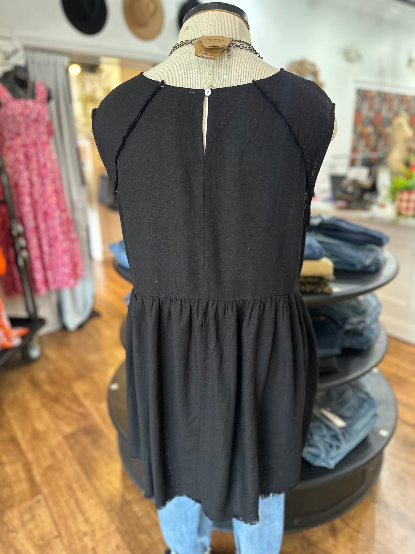 Easily Adored Sleeveless Tunic