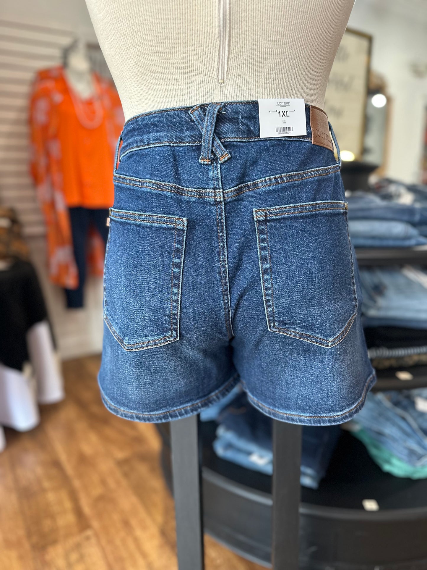 Judy Blue High Waist Tummy Control Slim Short ~ RYLEE