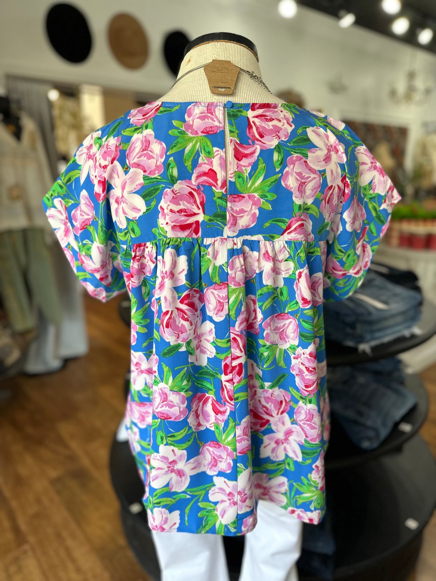 Cue The Sunshine Floral Top