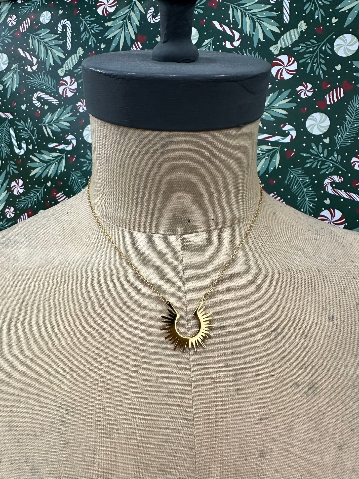 No More Trouble Sunburst Necklace