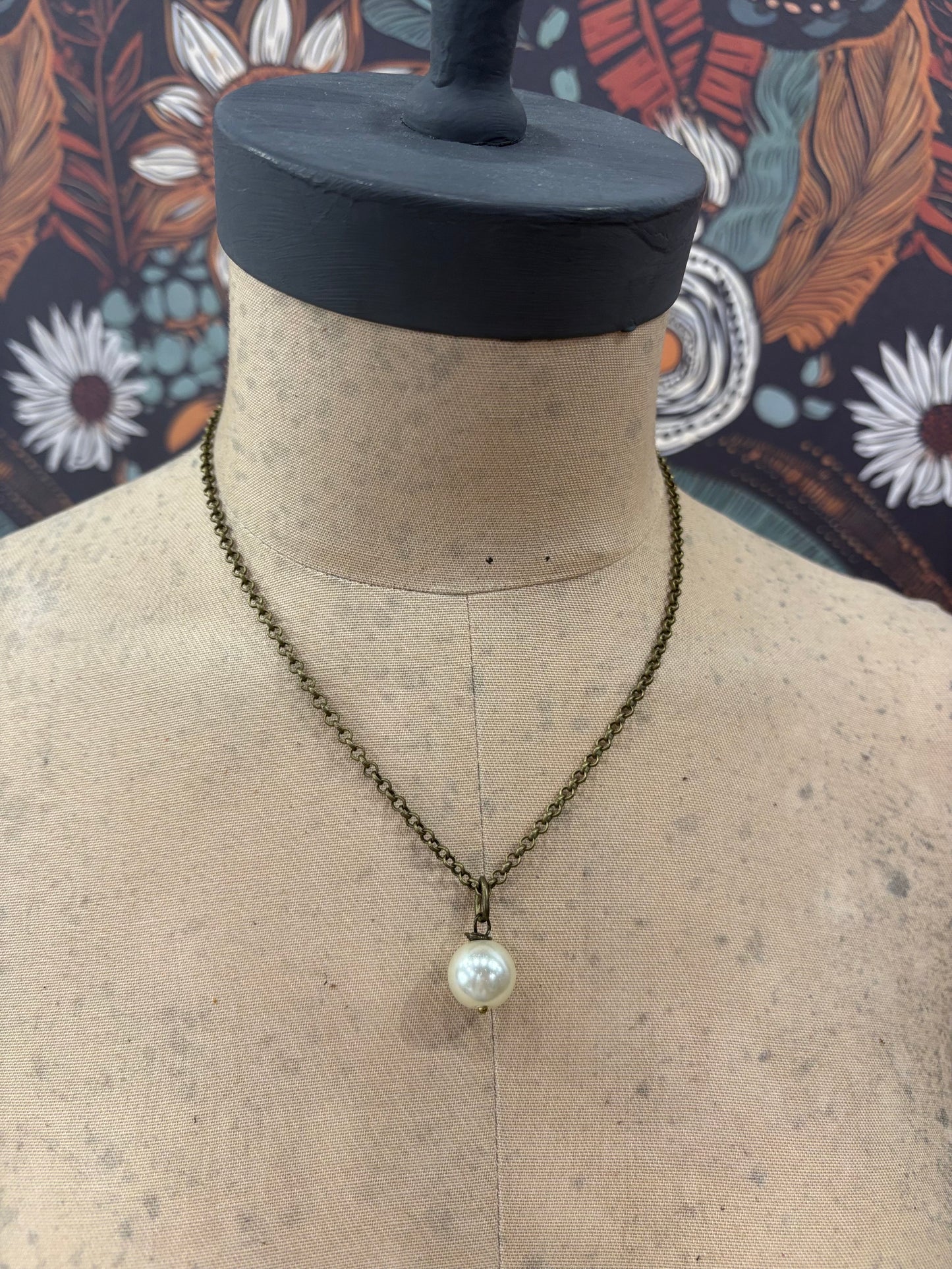 Forever In Love Bronze Pearl Necklace