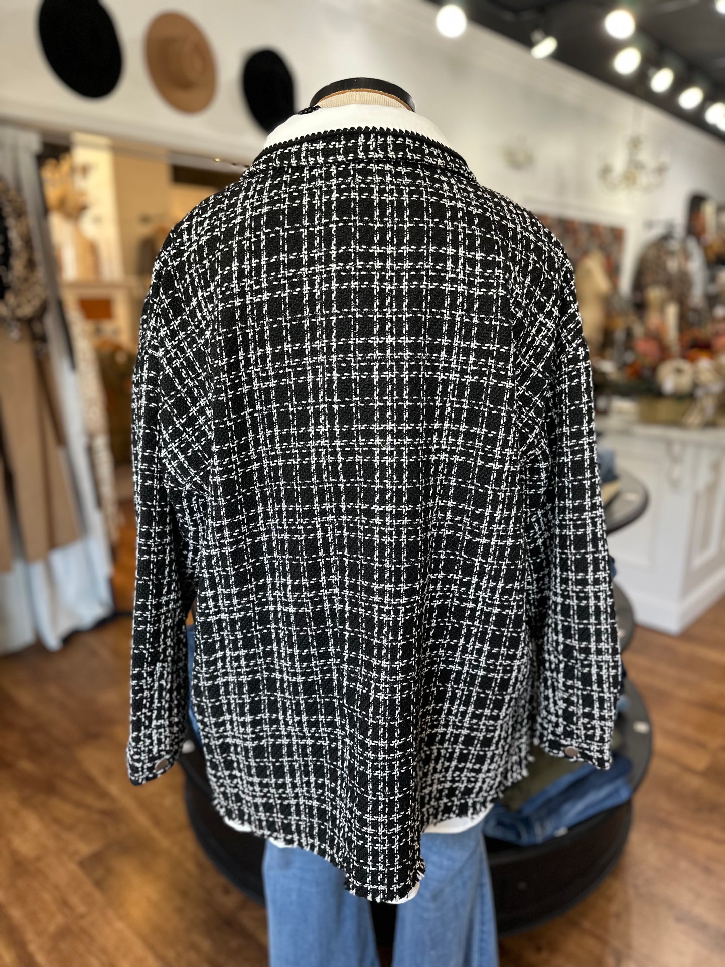 Street Style Tweed Jacket