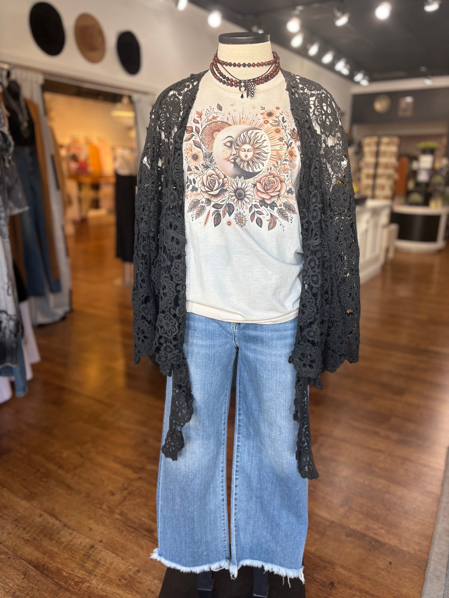 Mystic Moon Graphic Tee Shirt