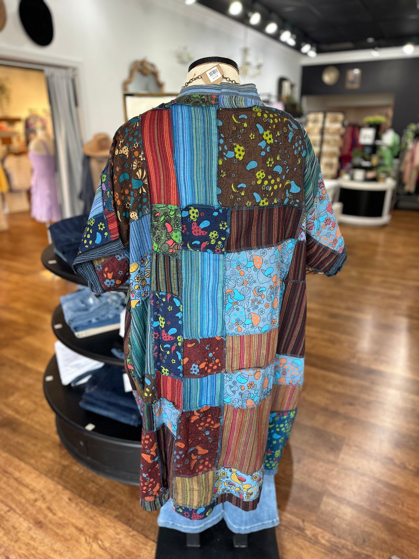 Take On The World Patchwork Kimono