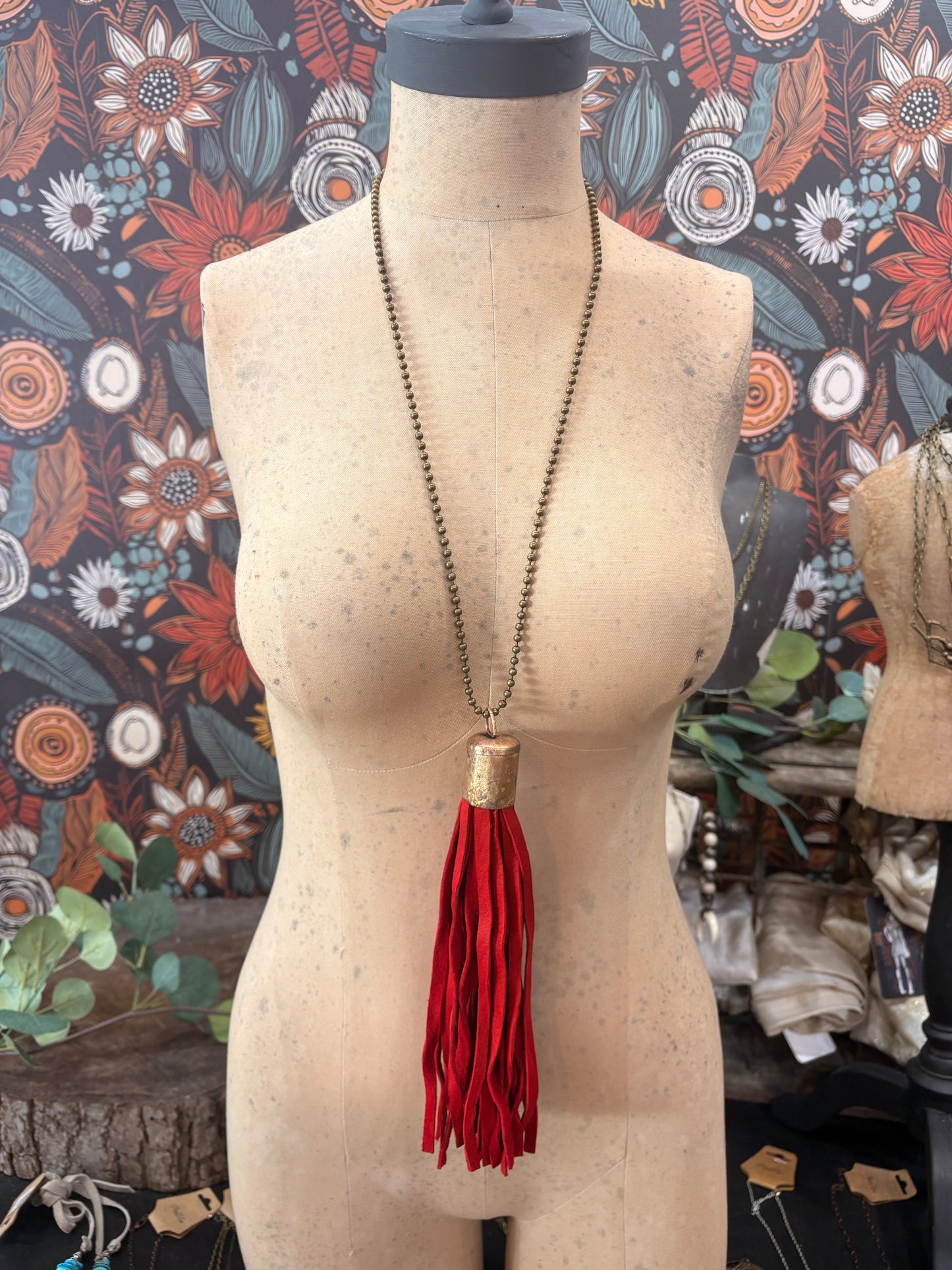 Free Spirit Fringe Necklace / Art by Amy
