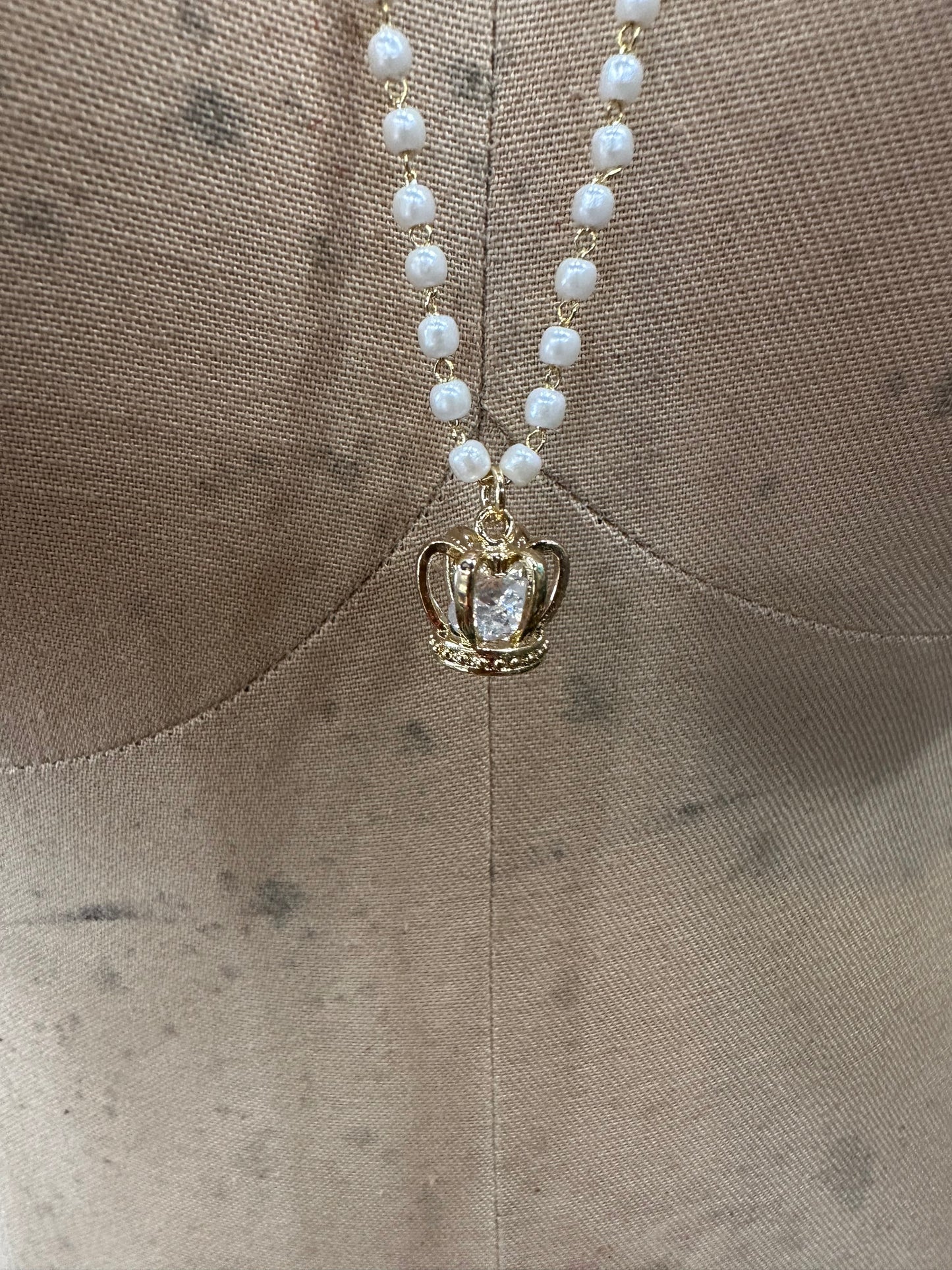 A Rhinestone In The Crown Necklace