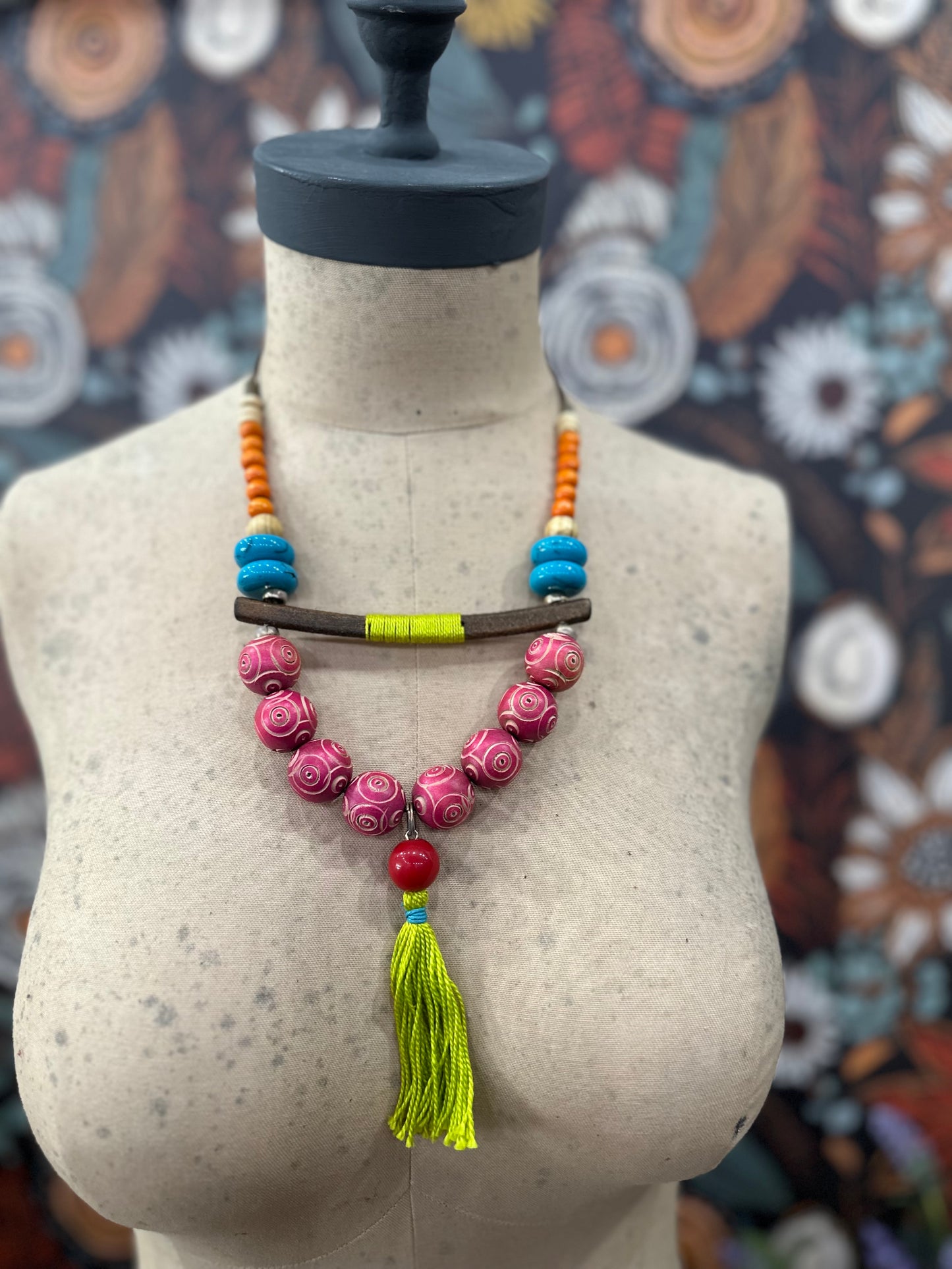 Hold On Tight Beaded Necklace