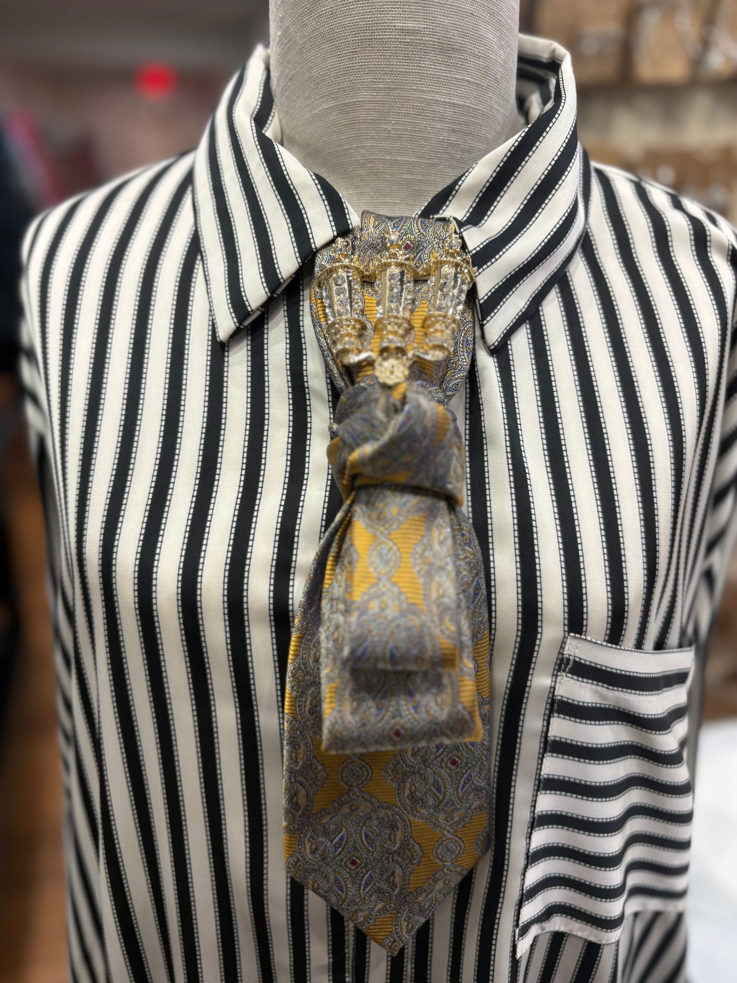 Simply Elegant Necktie Necklace Accessory / Be Our Guest