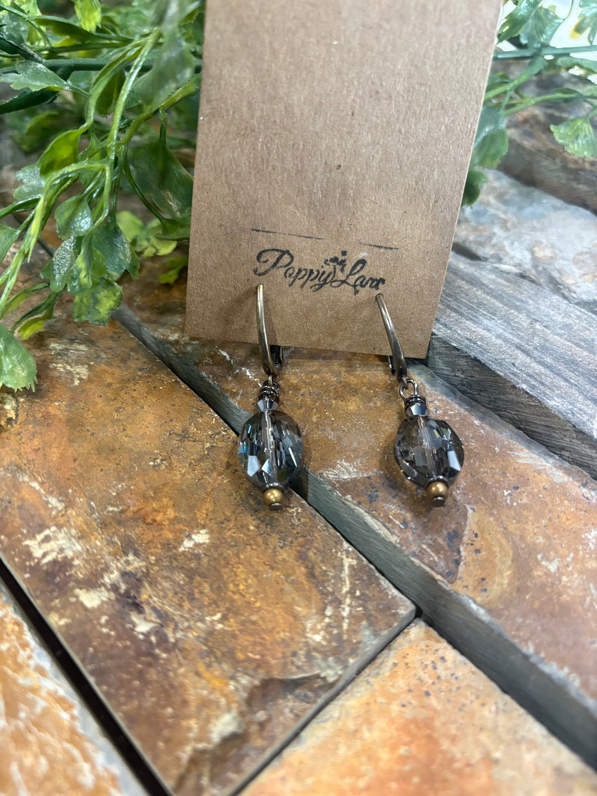Desert Mirage Glass Drop Earrings