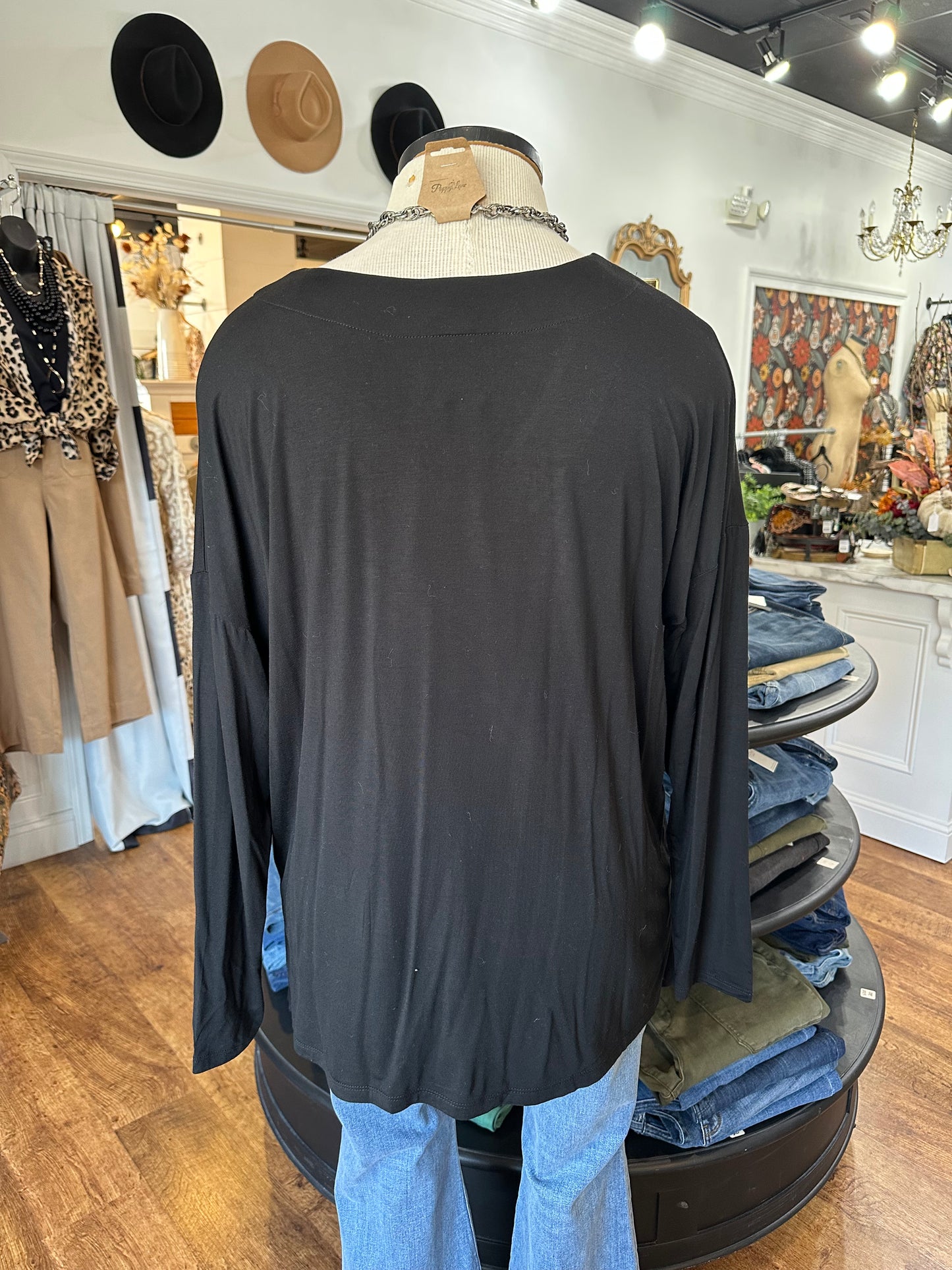 Seeing The Good Long Sleeved Tee ~ Black