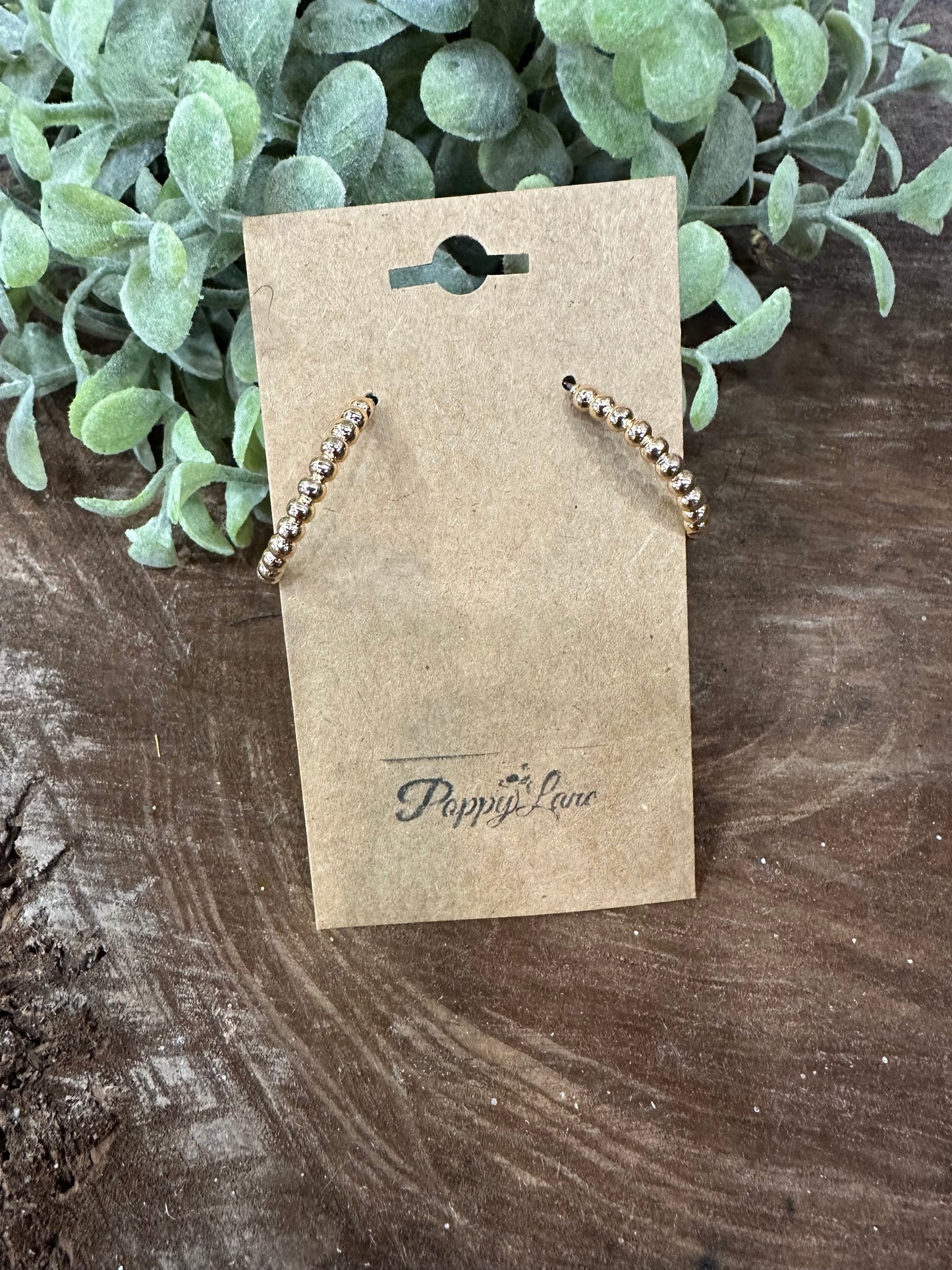 Hooked Together Hoop Earrings ~Small