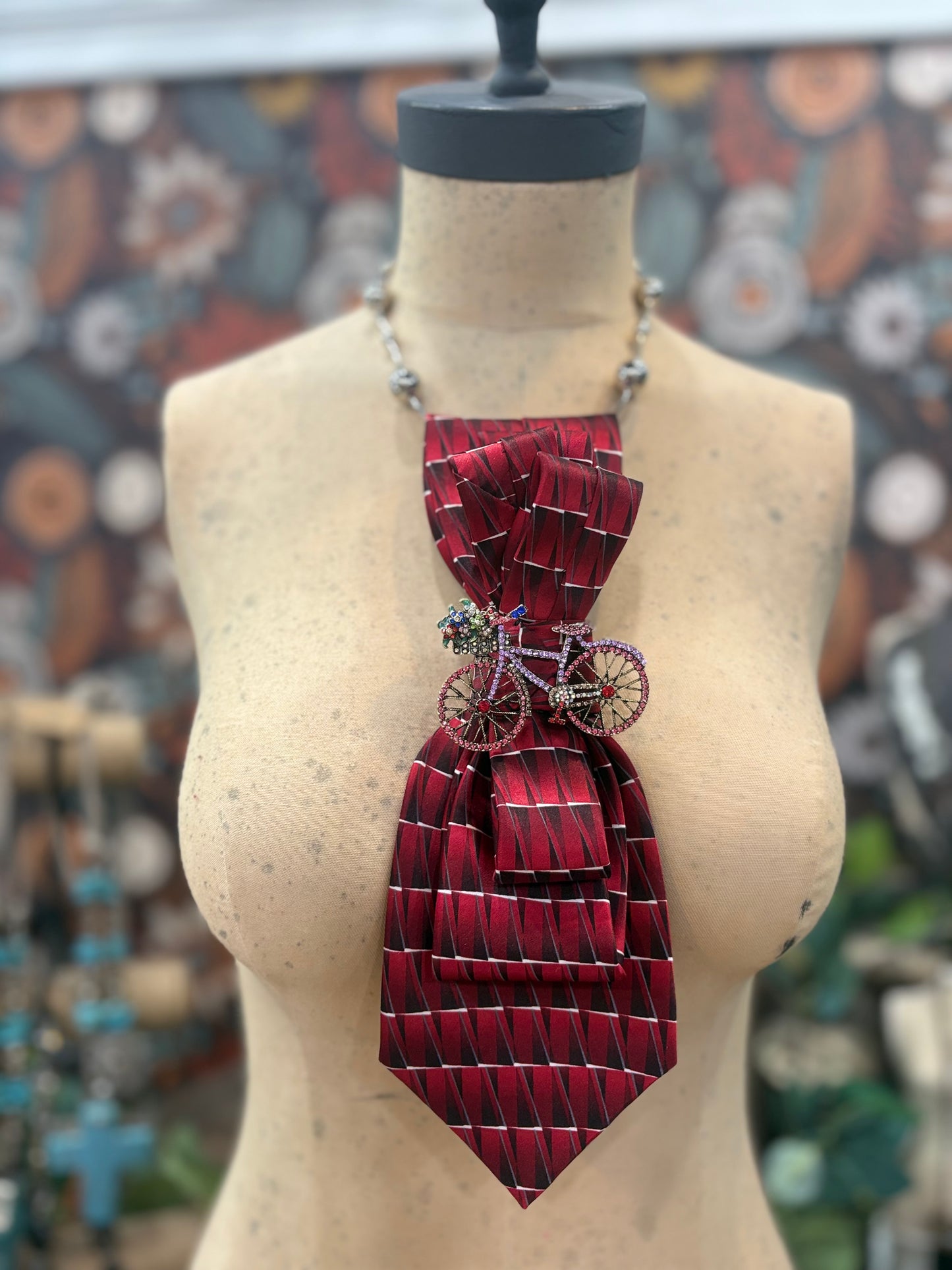 The It Girl Necktie Necklace Accessory / Red