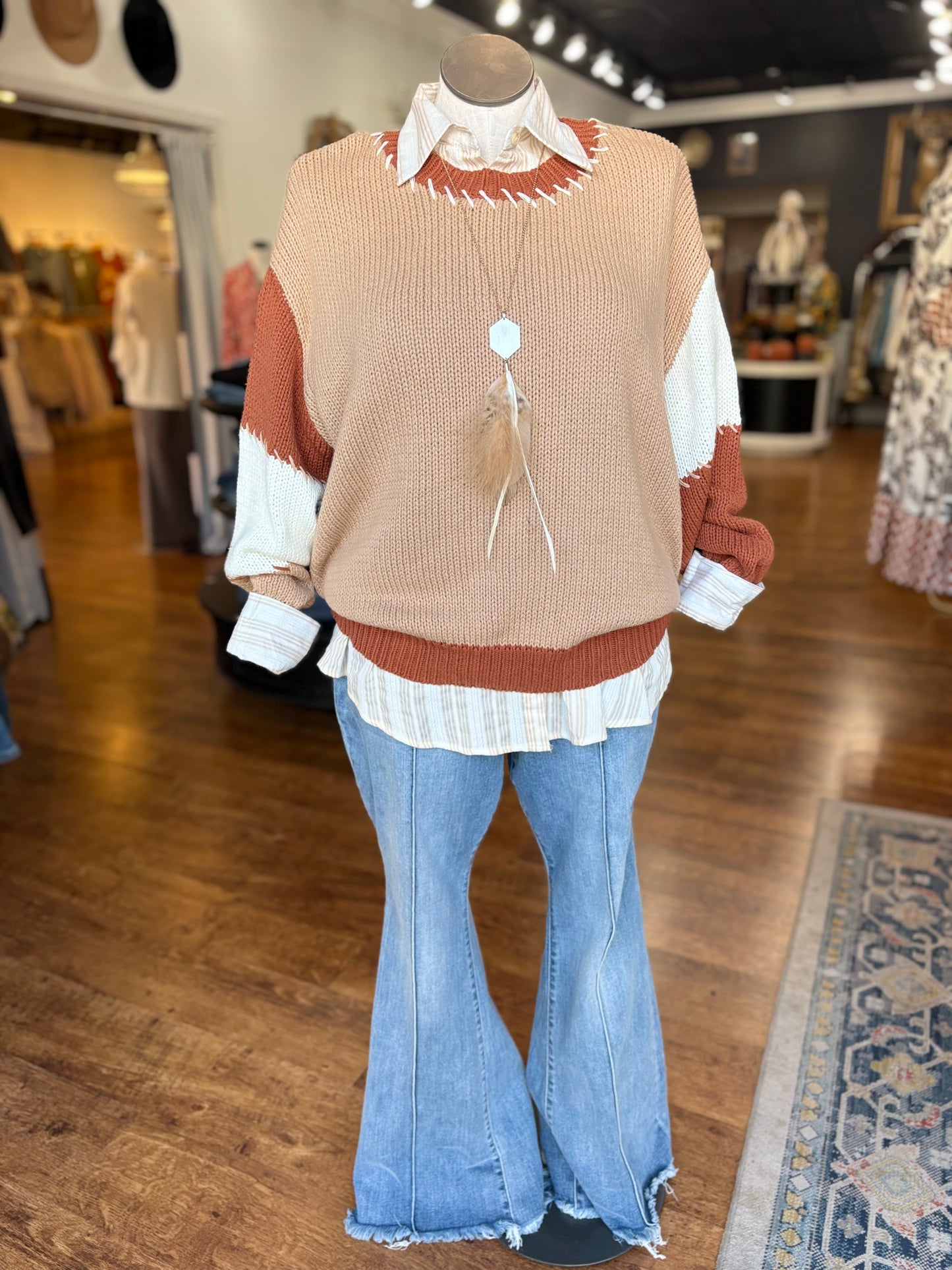 Around The Block Sweater