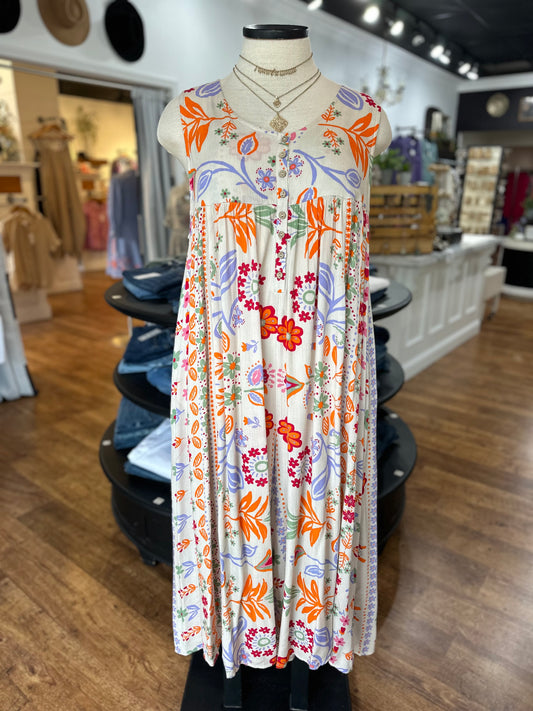 Botanical Brunch Printed Jumpsuit