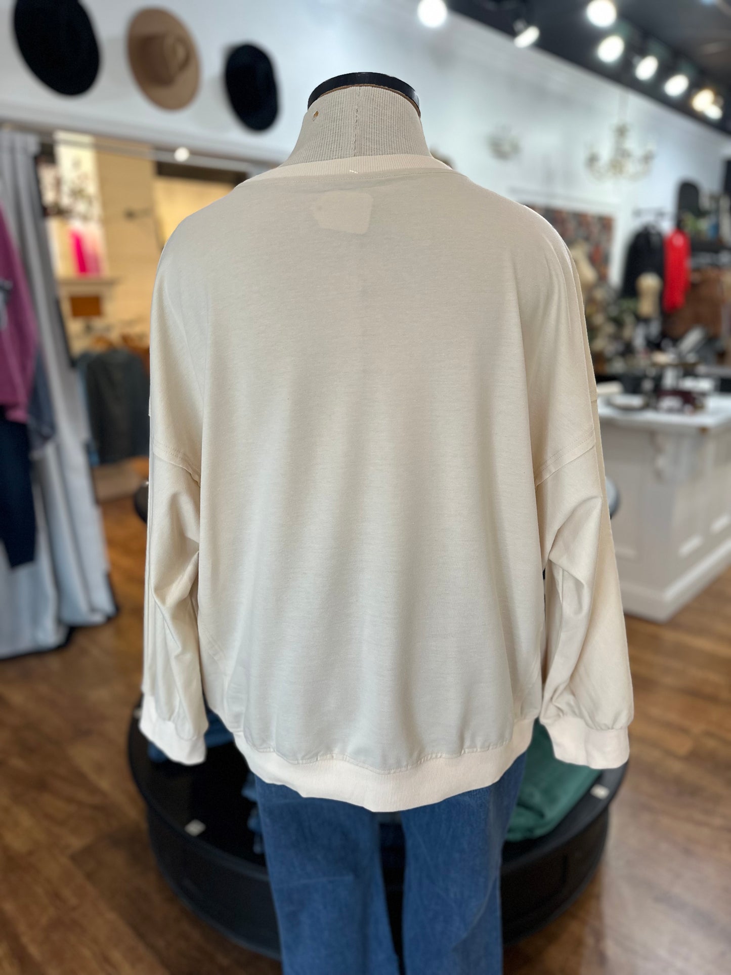 The Right Reason Flower Patch Pullover