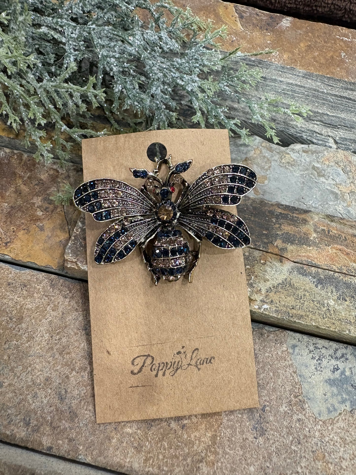 Bee-jeweled Brooch