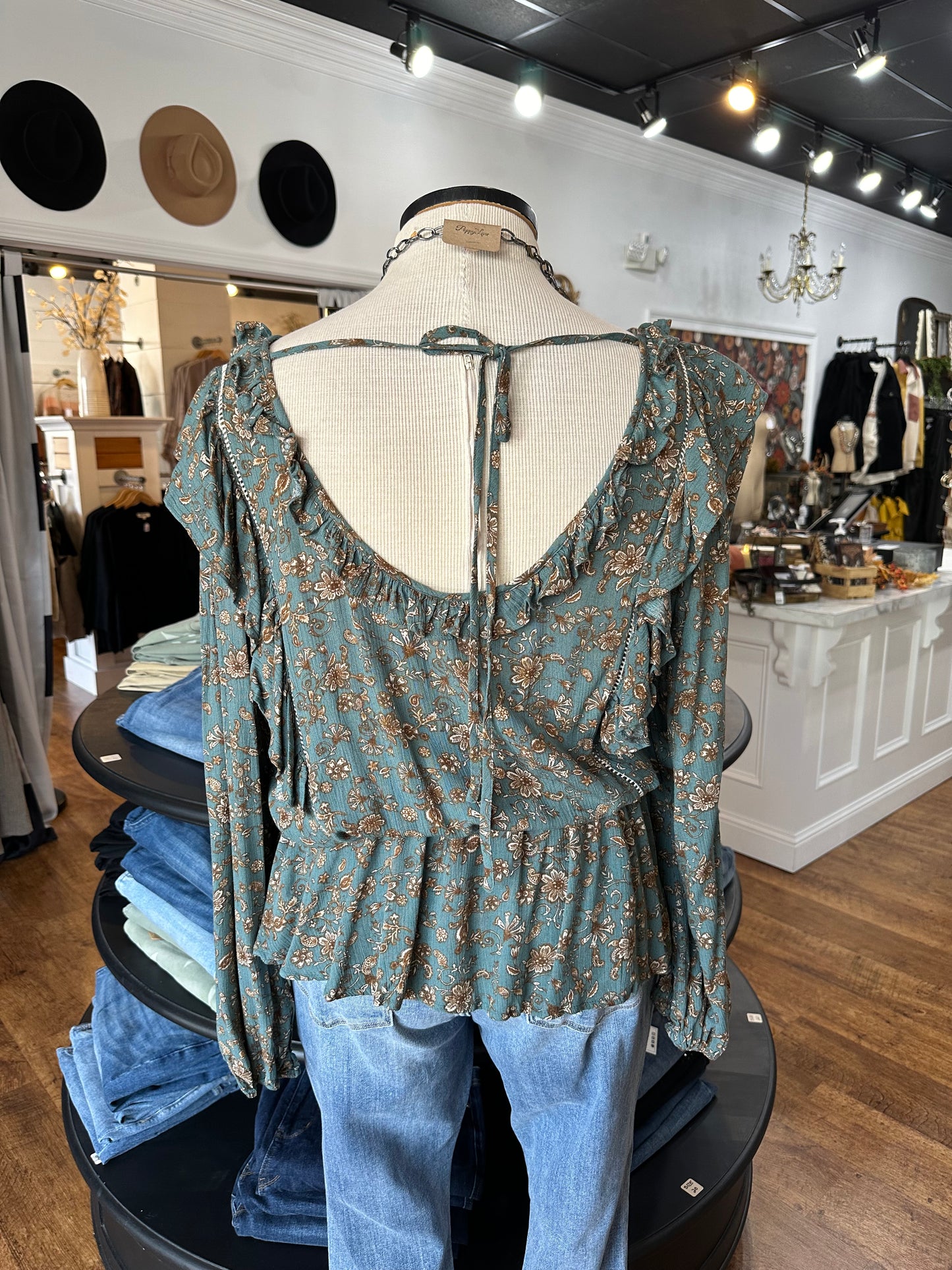 Date With Destiny Floral Top