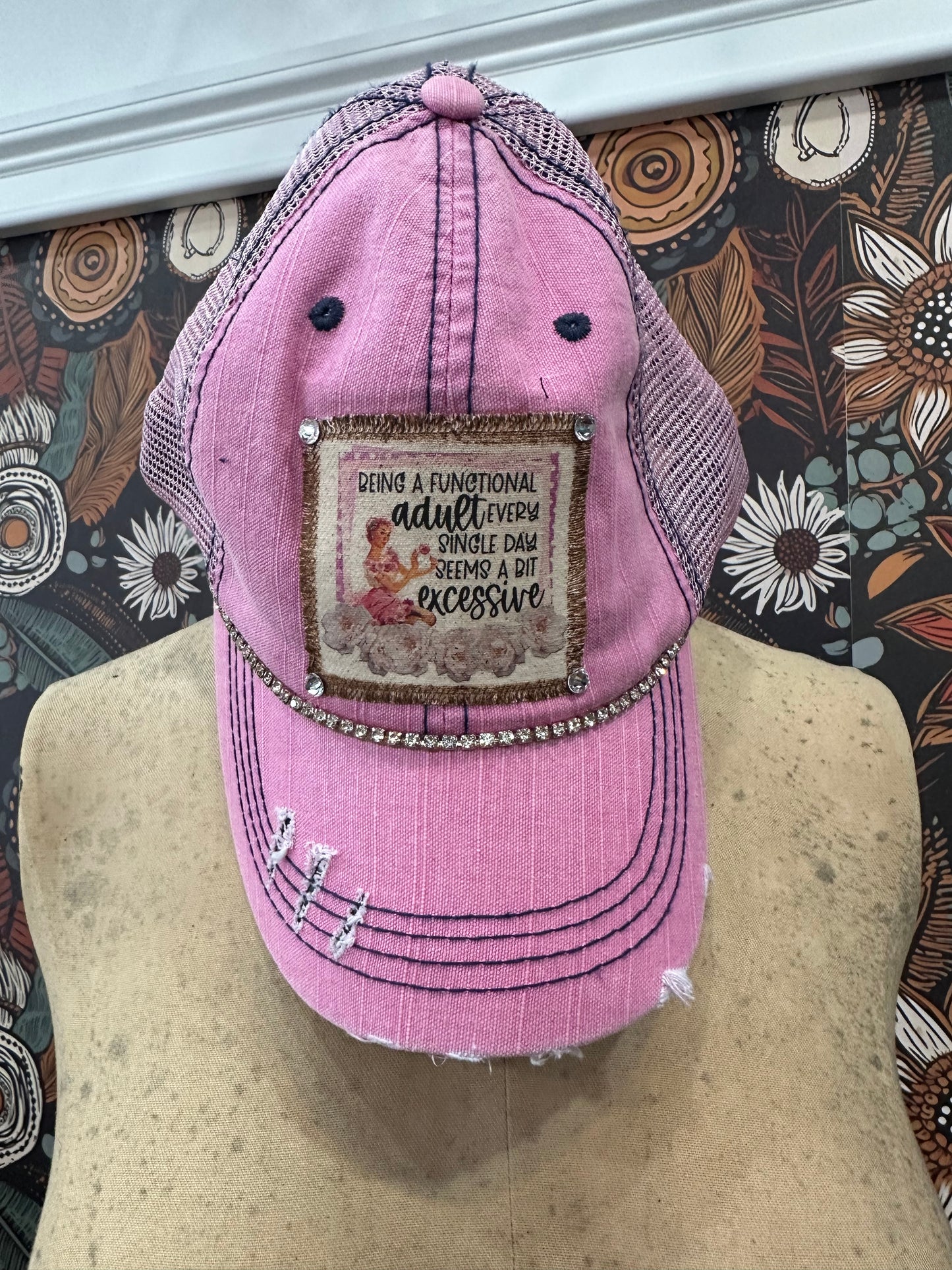 A Bit Excessive Baseball Hat