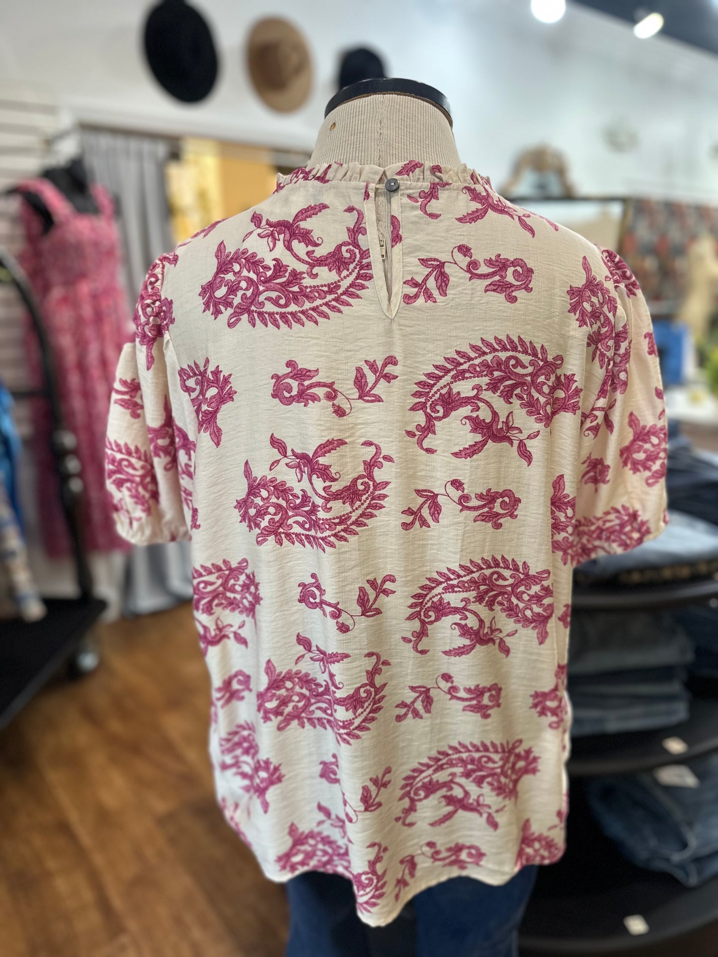 Dropping Hints Printed Top
