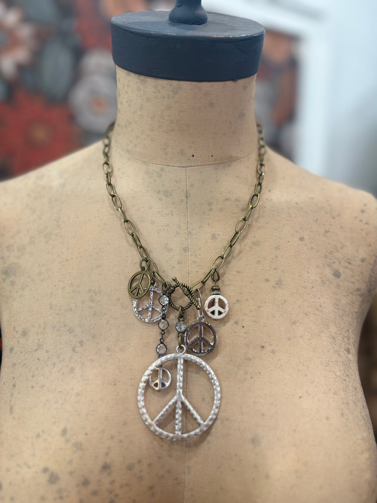 Peaceful Rebel Charm Necklace