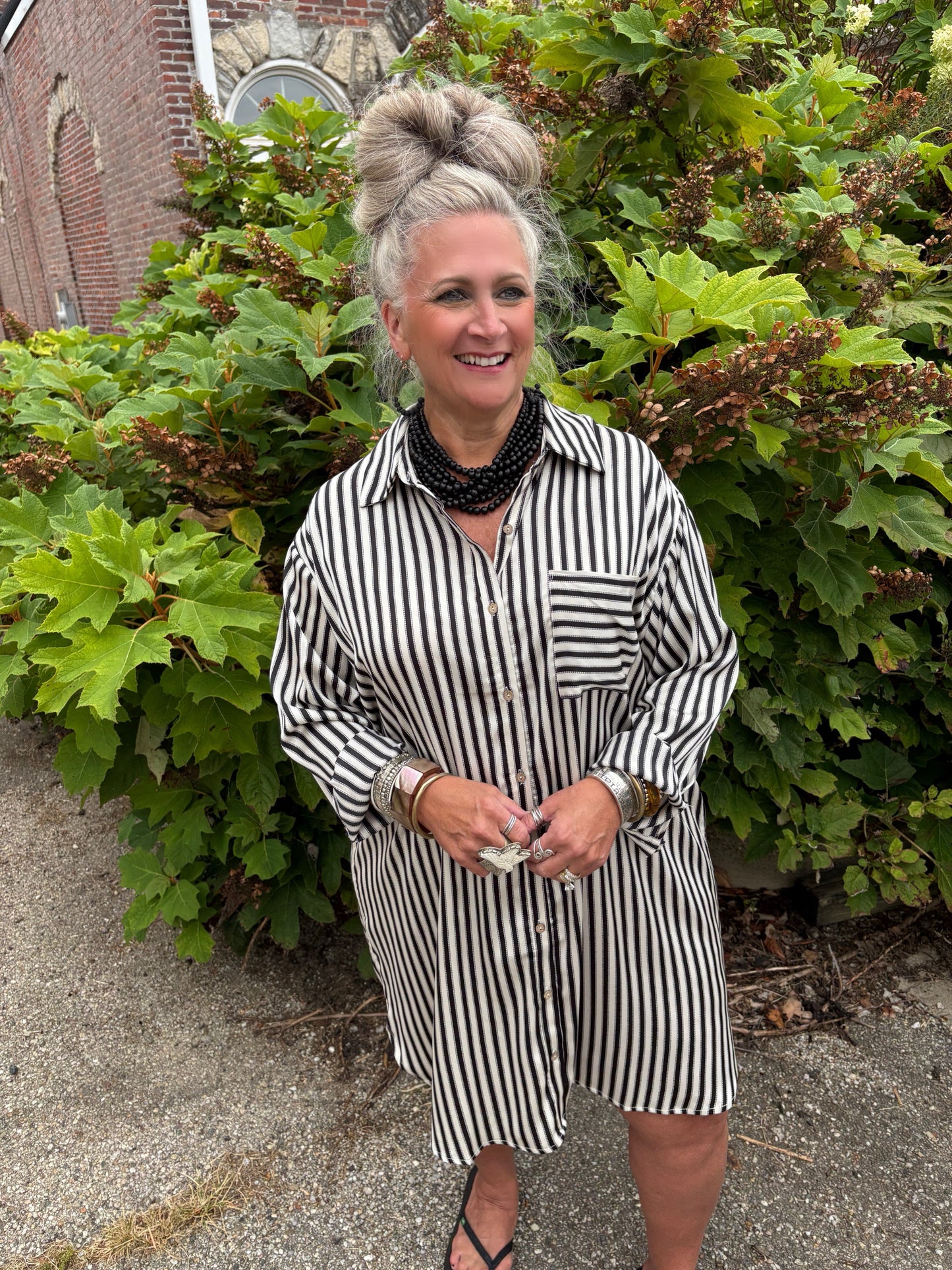 Work With You Striped Dress