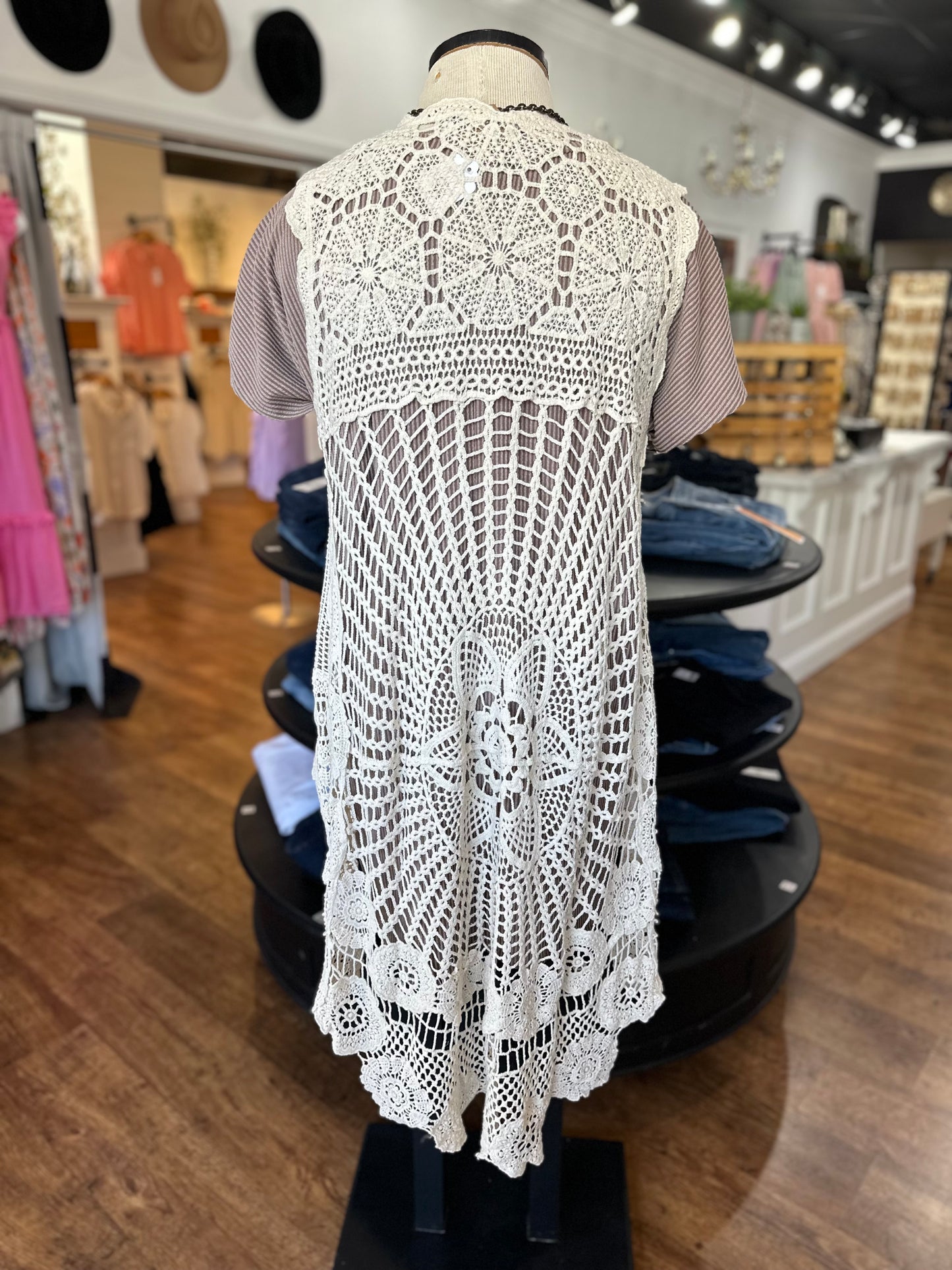 Boho Belle Crochet Vest