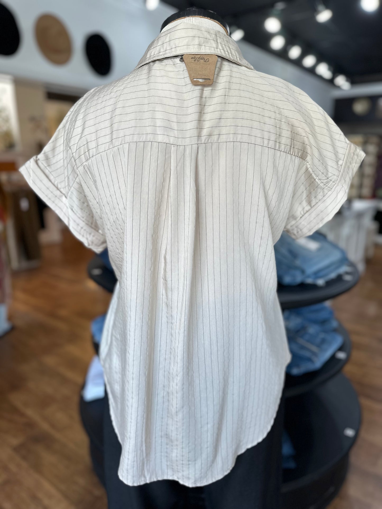 All In Stride Button Up Top