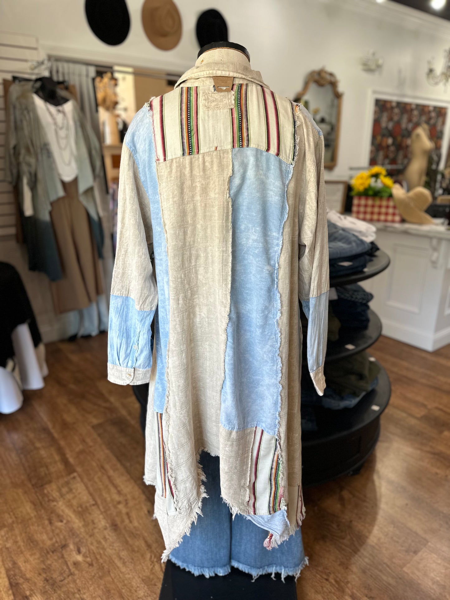 Aztec Patched Duster