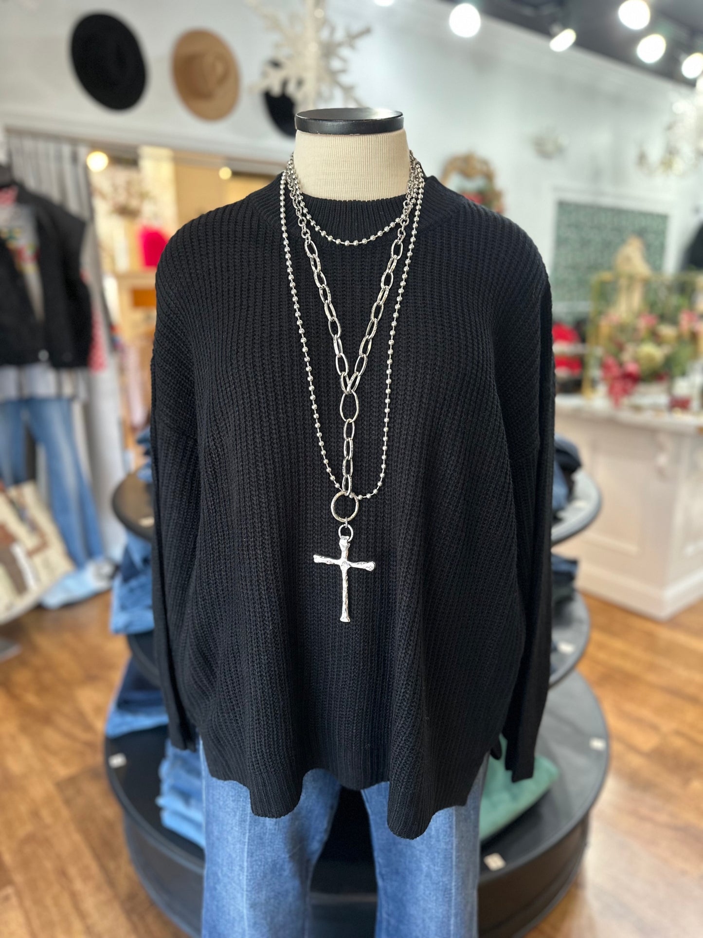 Cozy Couture Black Sweater