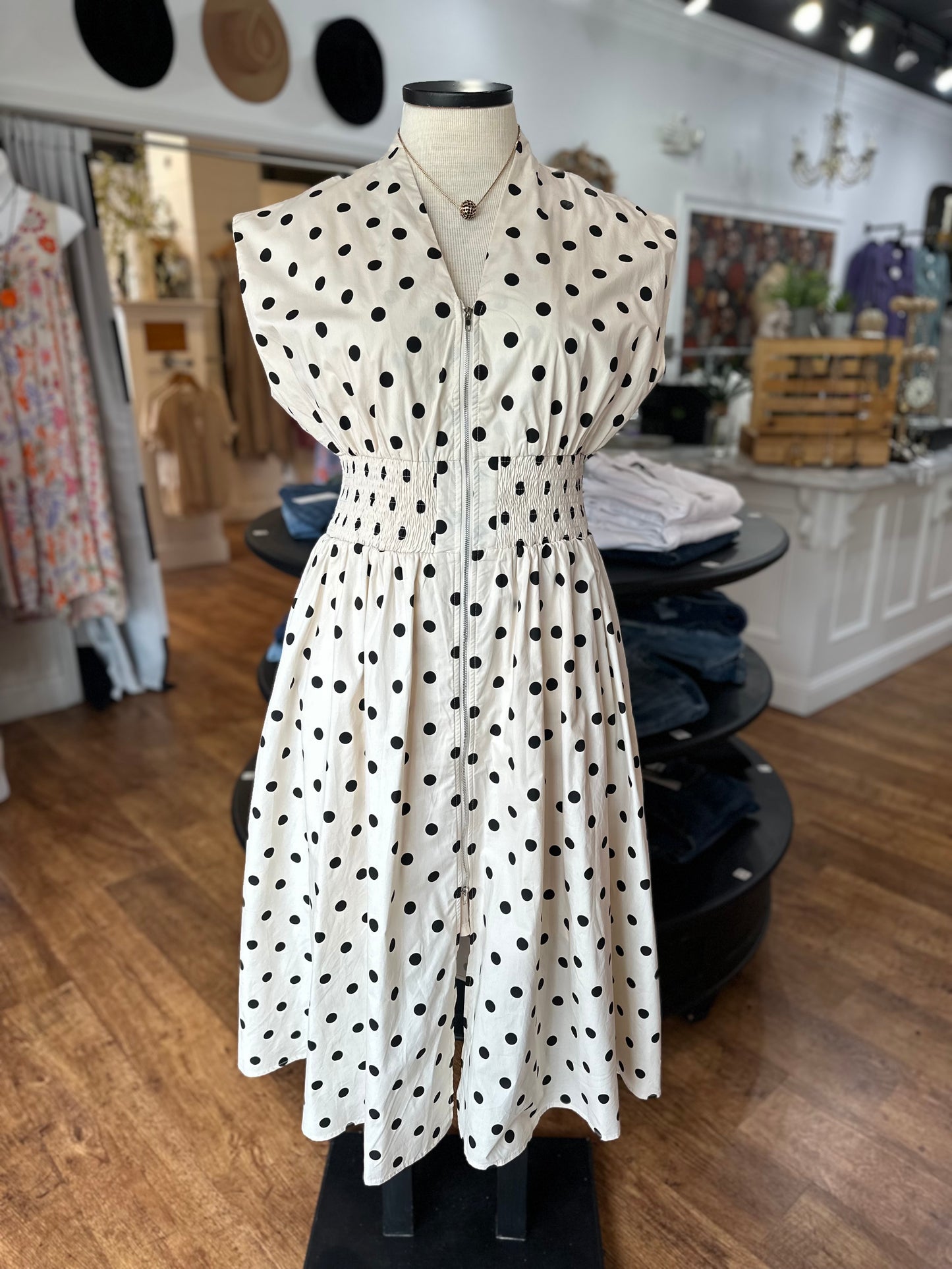Spotted In Soho Polka Dot Dress