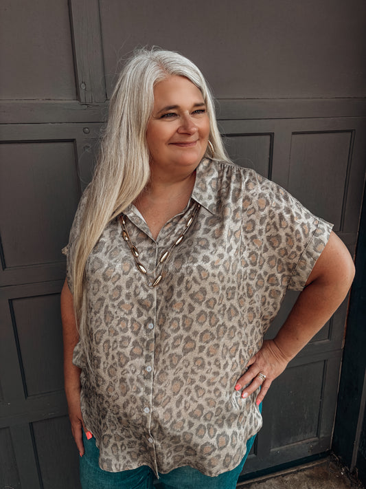 Chic Instinct Leopard Print Top