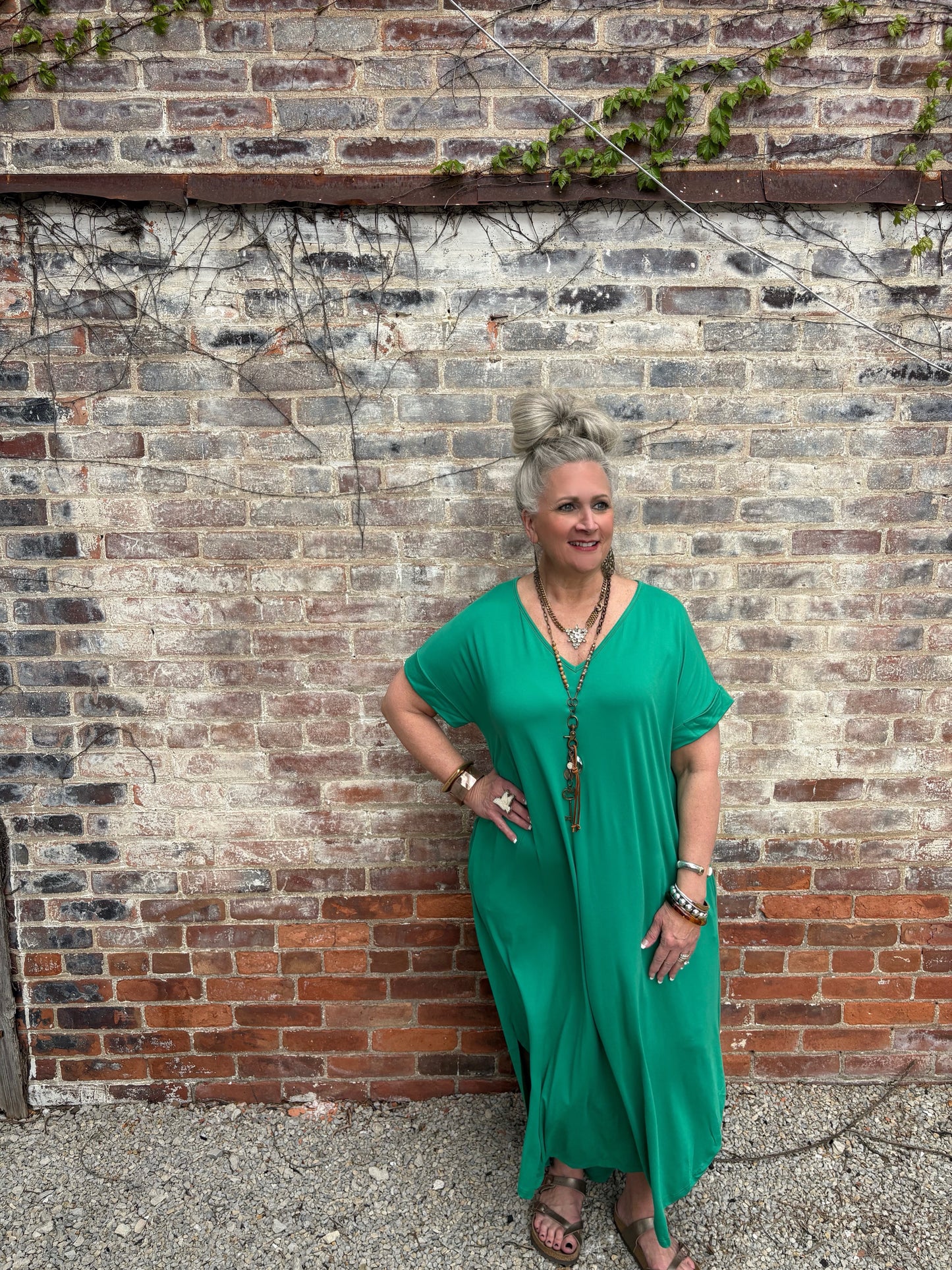 Cue The Casual Maxi Dress ~ Green